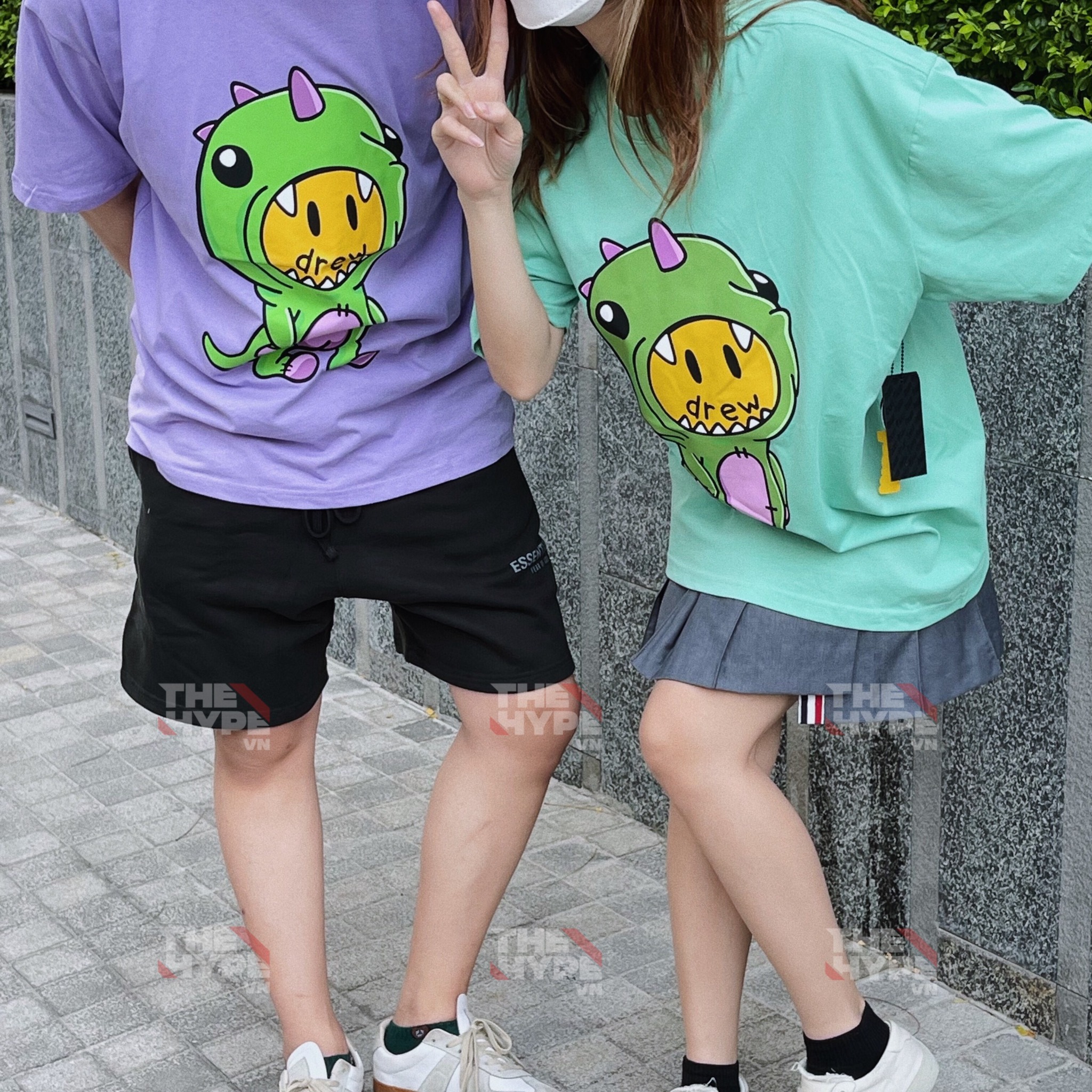 DREW TEE - Áo Drew House Dino (Mint) [Mirror Quality]