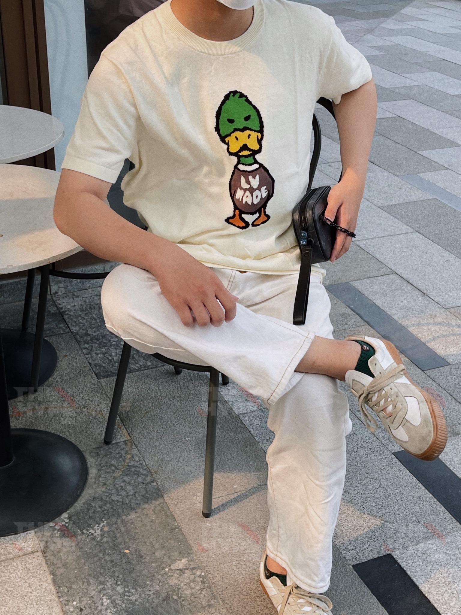 ÁO THUN LOUIS VUITTON LV NIGO JACQUARD (CREAM)