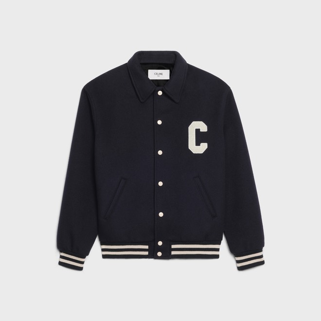 CELINE TEDDY JACKET - Áo Khoác Celine Double-Faced Cashmere (Black) [Mirror Quality]