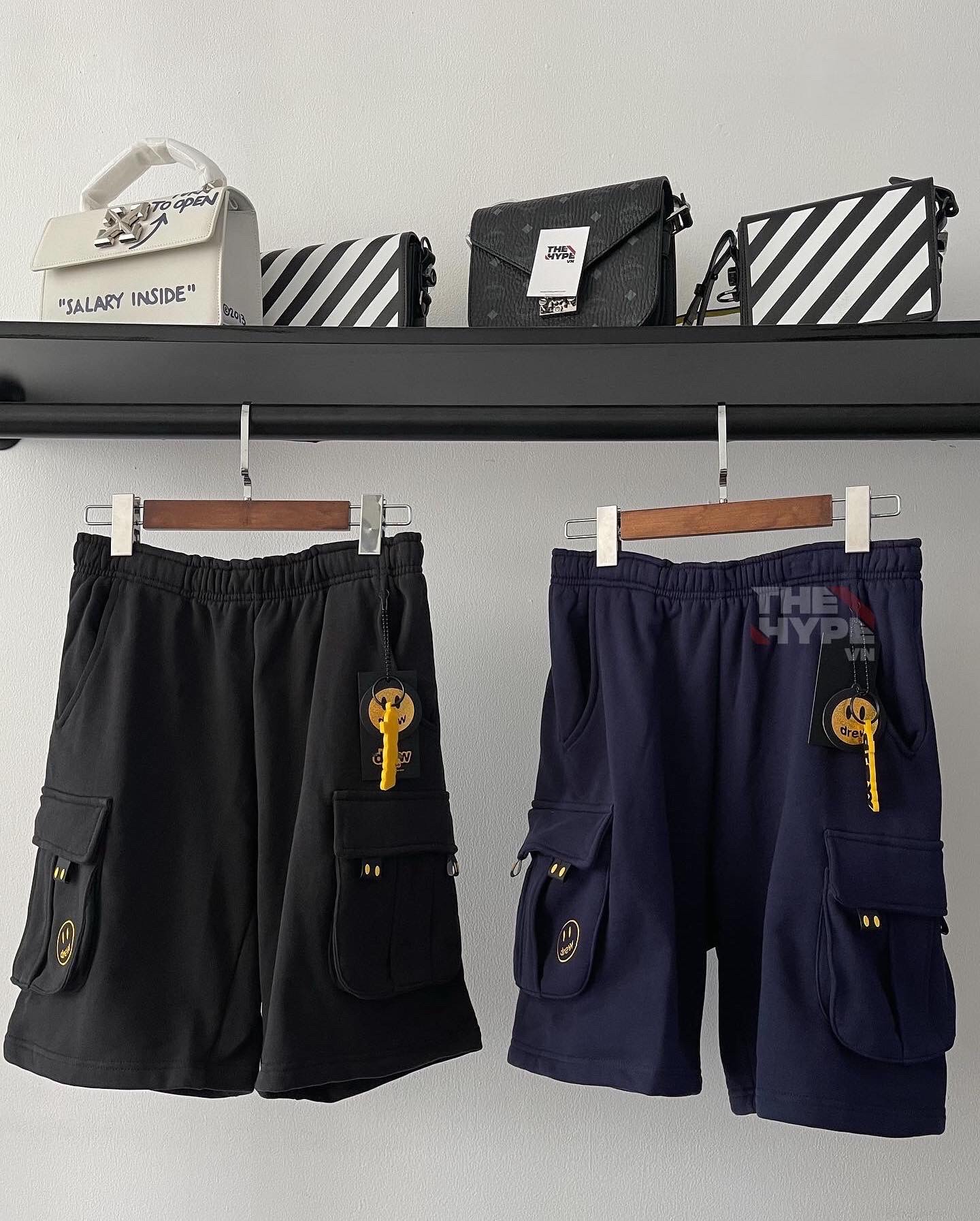 DREW SHORTS - Quần Ngắn Drew Cargo (Navy) [Mirror Quality]