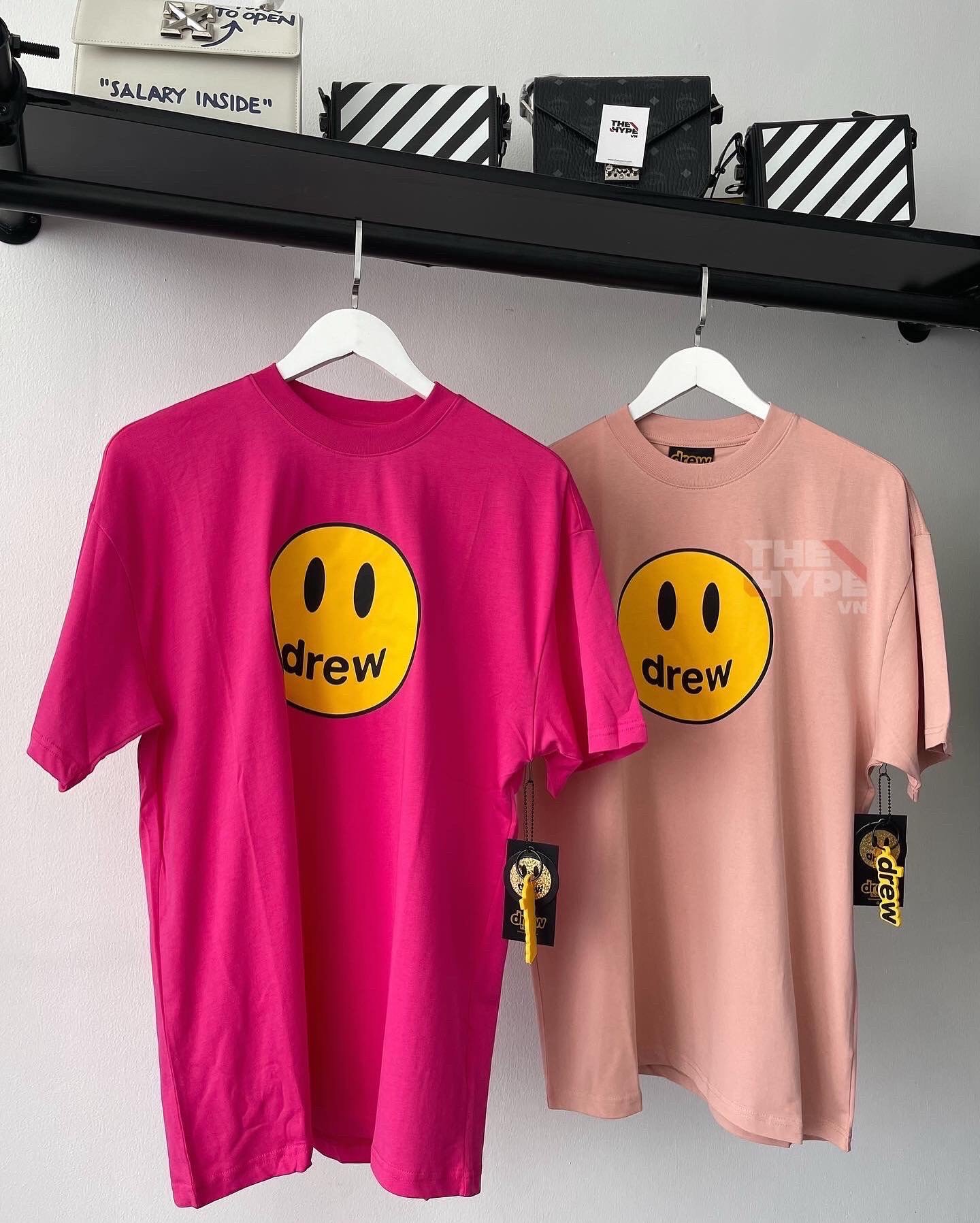 DREW TEE - Áo Drew House Mascot (Dust Rose) [Mirror Quality]