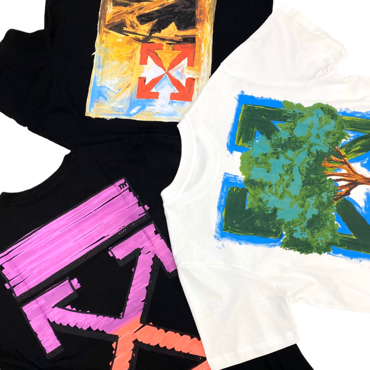OFF-WHITE TEE - Áo Off-white Arrow On Canvas Skate (Black) [ Mirror Quaility ]