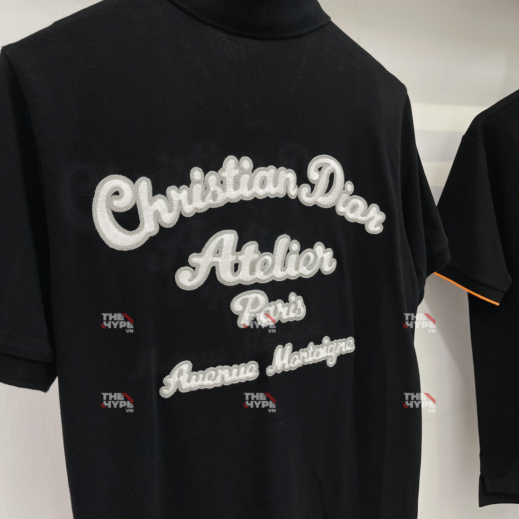 DIOR POLO - Áo Có Cổ DIOR CHRISTIAN DIOR ATELIER (Black) [Mirror quality]