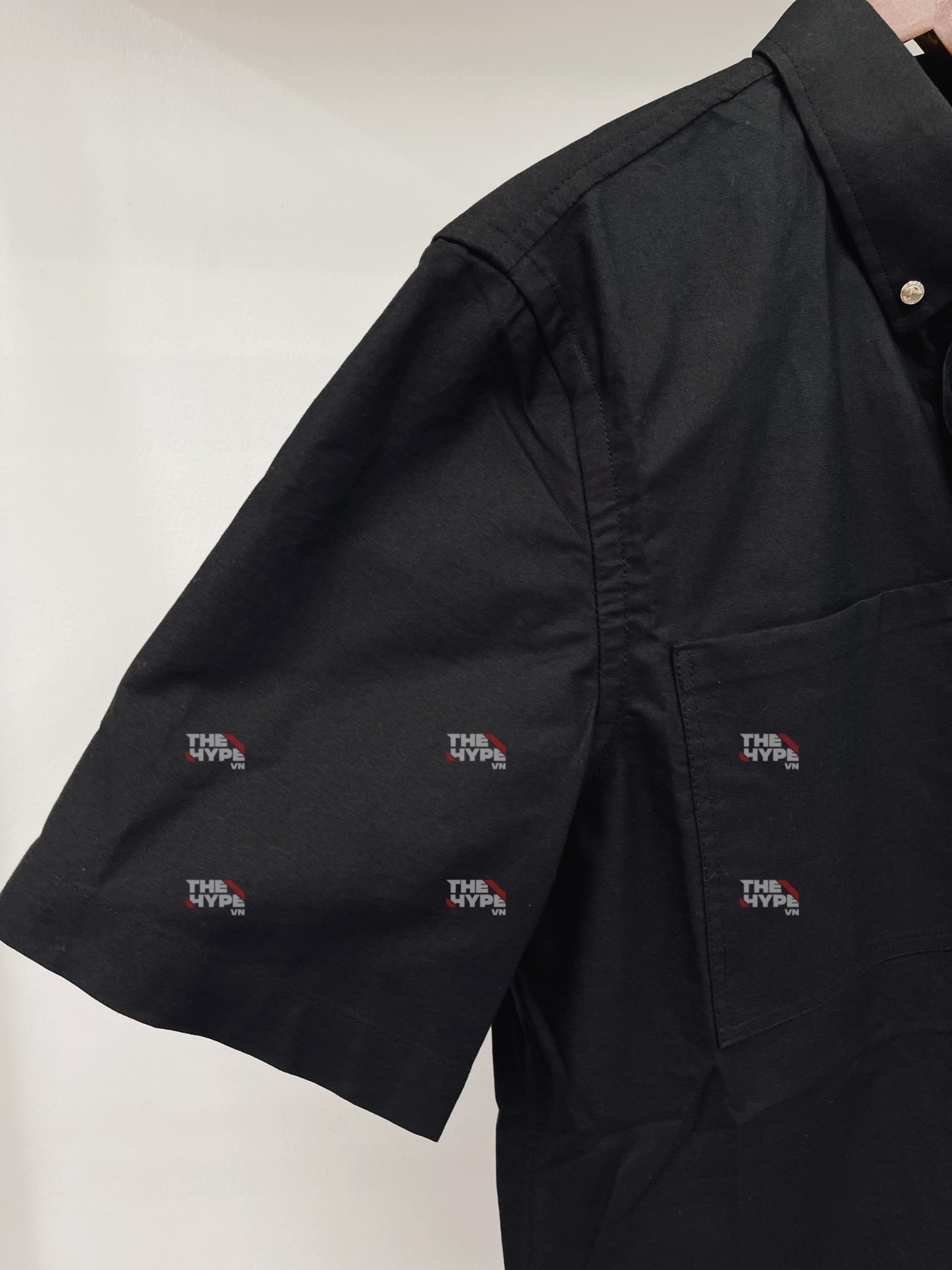 BURBERRY SHIRT - Áo Sơ mi tay ngắn BBR Horseferry (Black) [Mirror Quality]