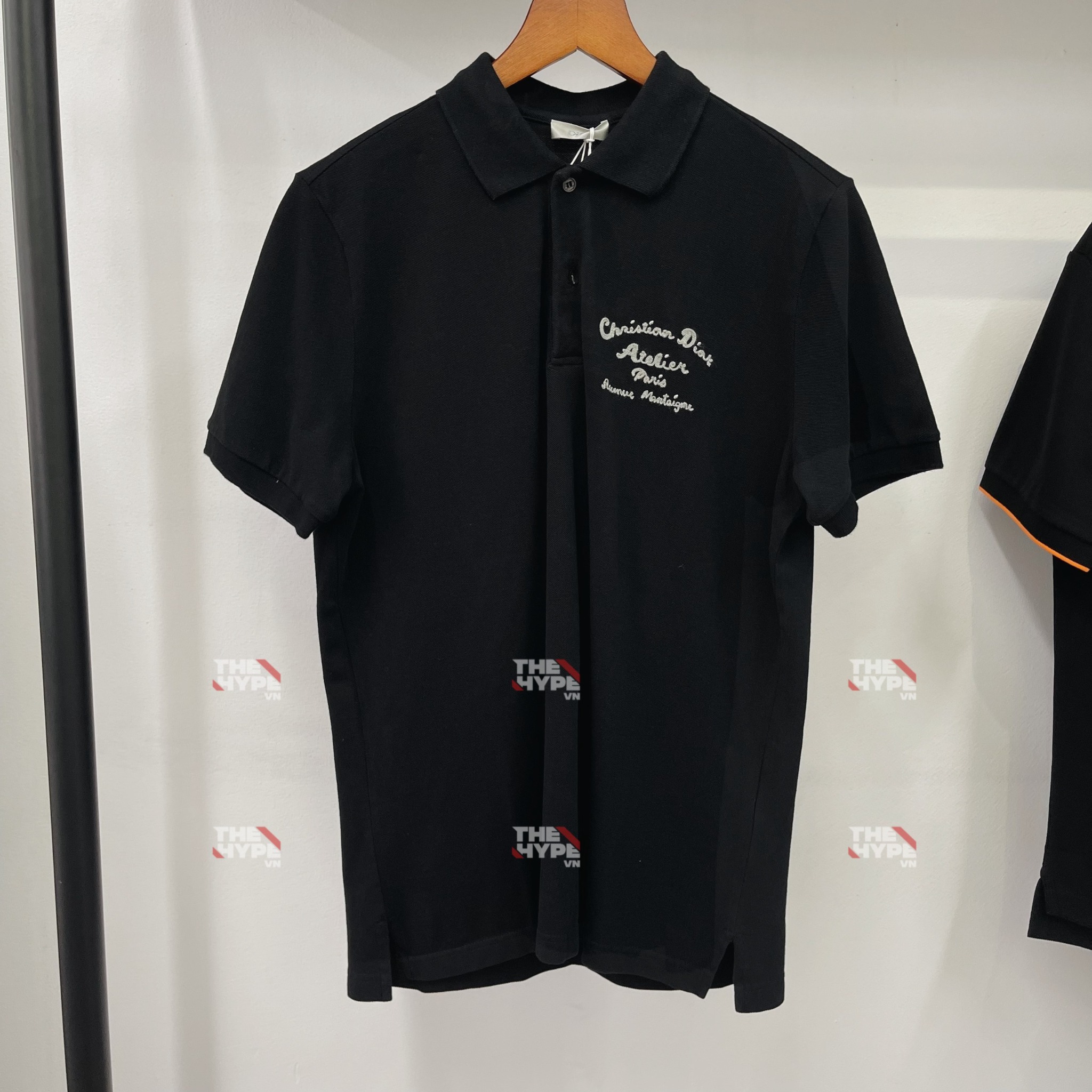 DIOR POLO - Áo Có Cổ DIOR CHRISTIAN DIOR ATELIER (Black) [Mirror quality]