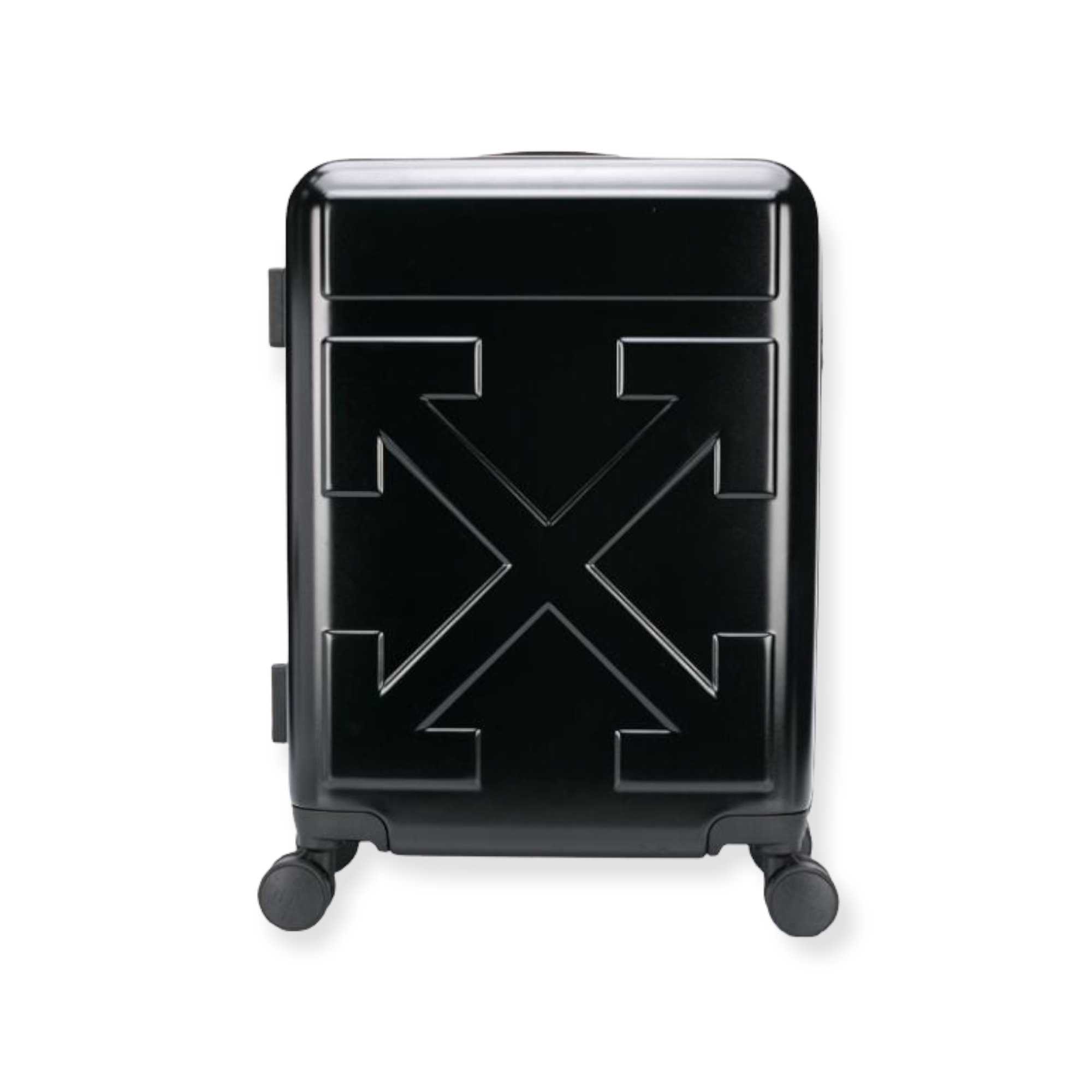 Vali Off-White Quote Luggage (Black) [ Mirror Quaility ]