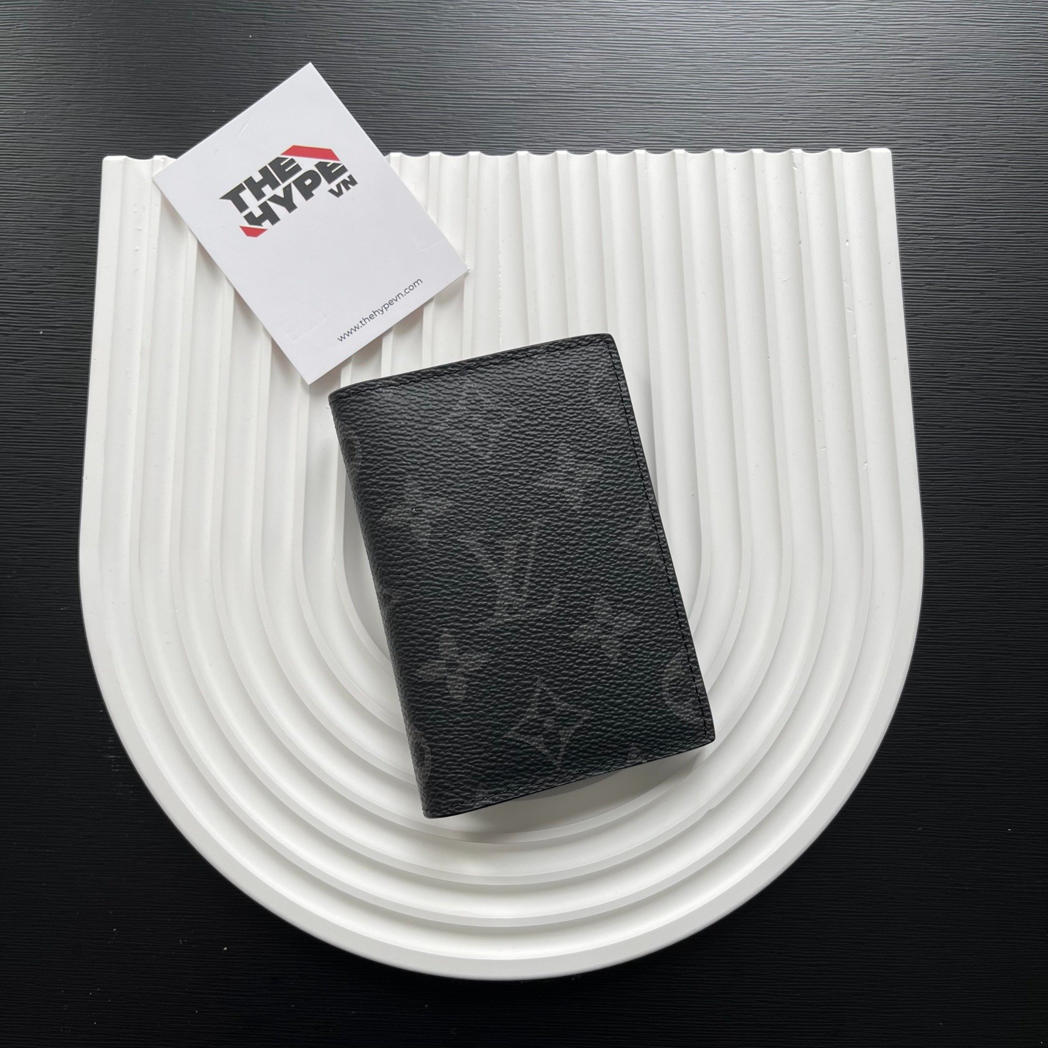 LOUIS VUITTON CARD HOLDER - Ví Đựng Card Monogram Pocket Organizer (Grey) [Mirror Quality]