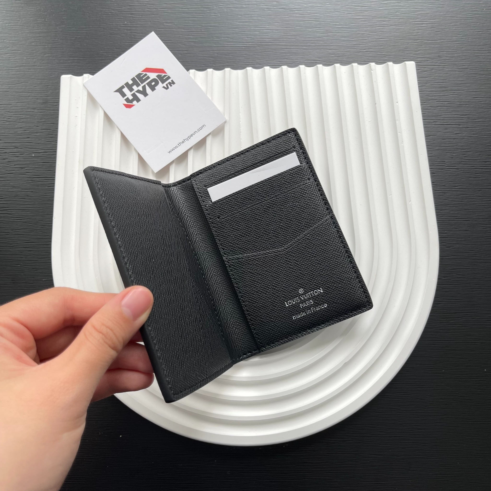 LOUIS VUITTON CARD HOLDER - Ví Đựng Card Monogram Pocket Organizer (Grey) [Mirror Quality]