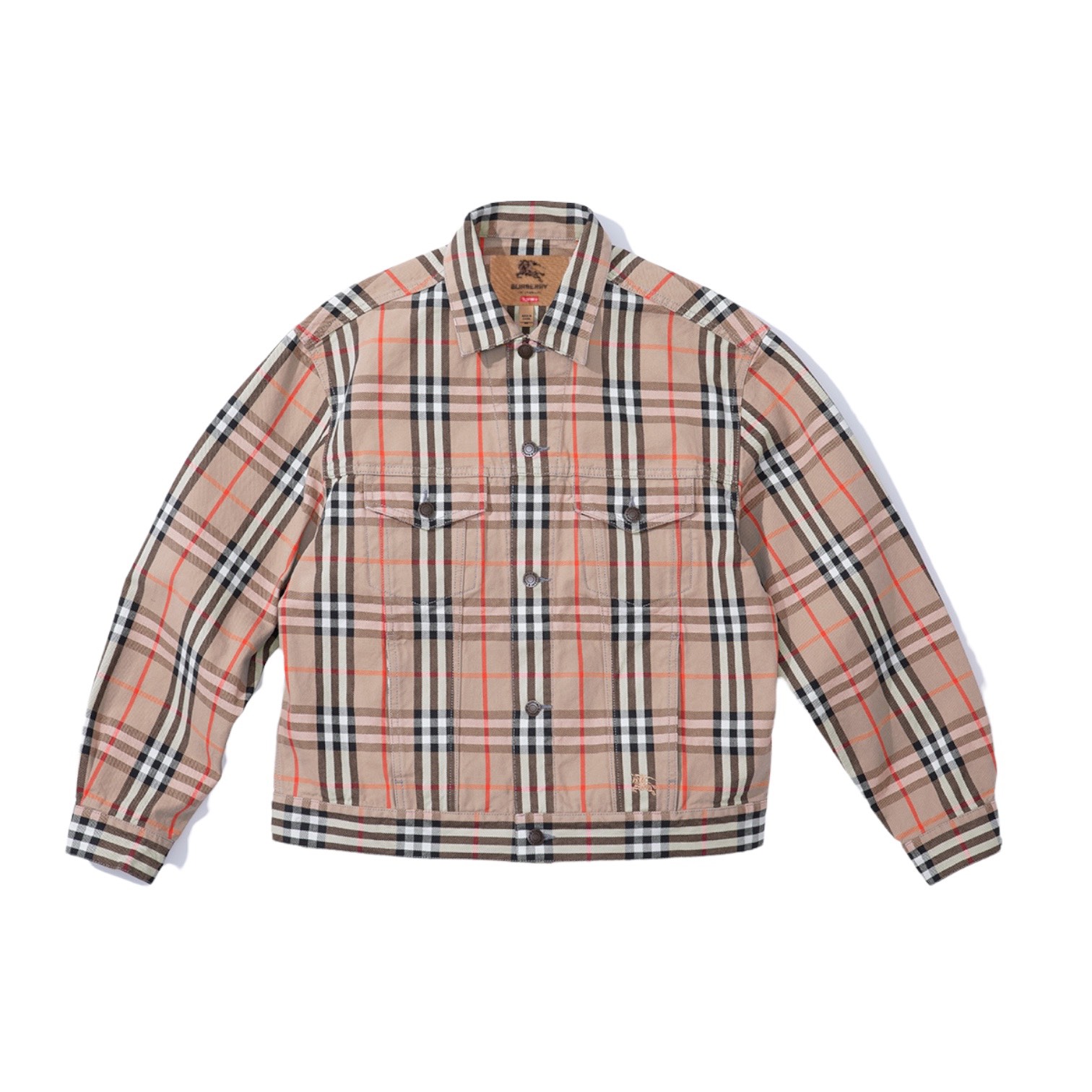 SUPREME JACKET- Áo Khoác Supreme Collab BBR Stripe (Brown) [Mirror Quality]