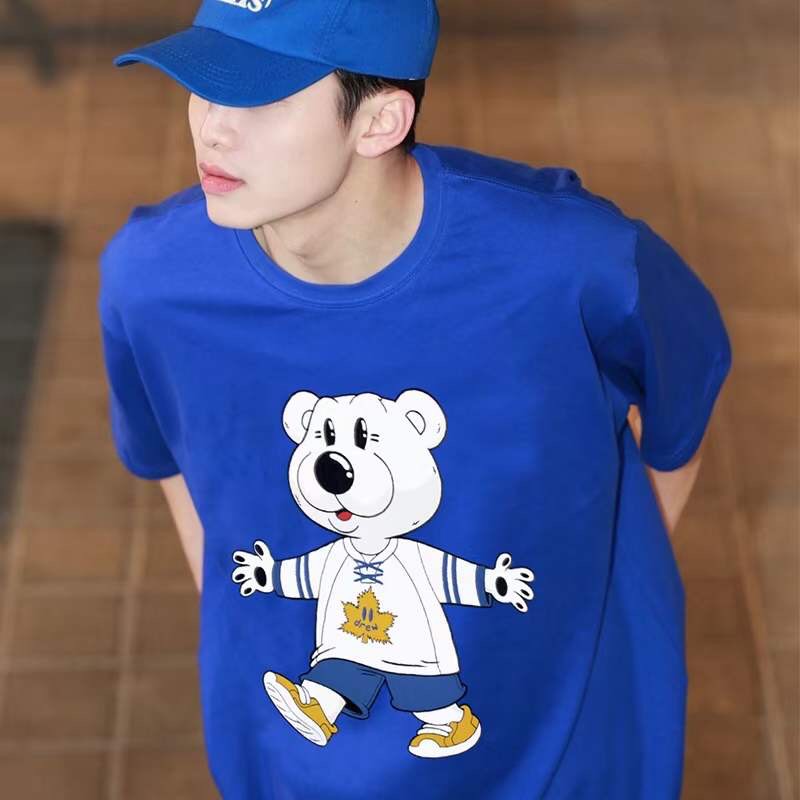 DREW TEE - Áo Drew Toronto Maple Bear (Blue) [Mirror Quality]