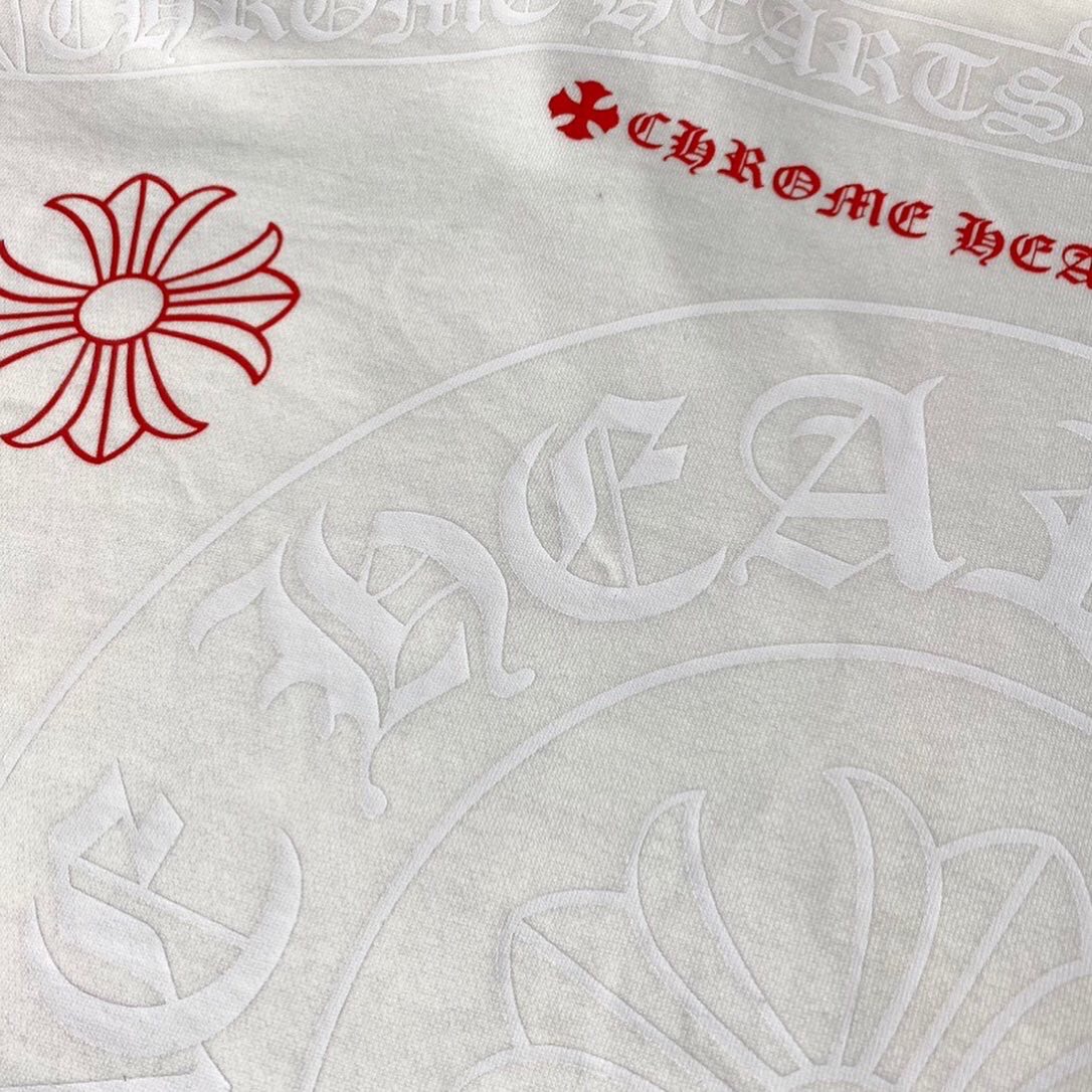 CHROME HEARTS HOODIE - Áo Nỉ CH Stencil Matty Boy (White) [MIRROR QUALITY]