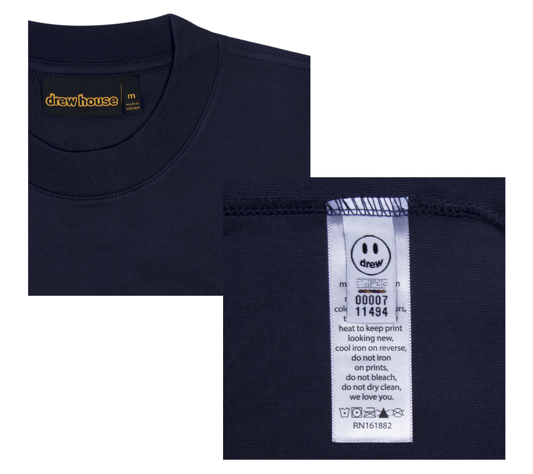 DREW TEE - Áo Thun Drew Hummingbird (Navy) [Mirror Quality]