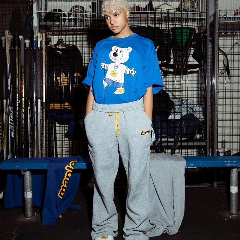 DREW TEE - Áo Drew Toronto Maple Bear (Blue) [Mirror Quality]