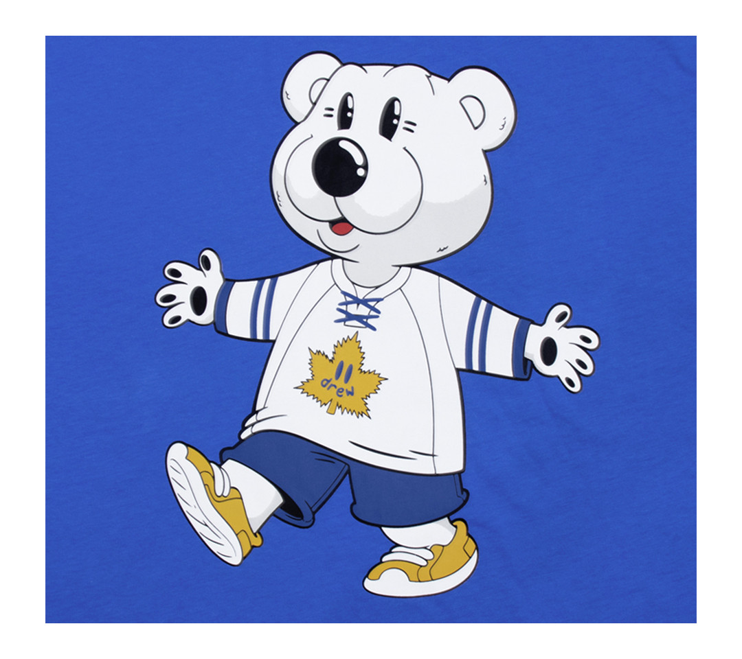 DREW TEE - Áo Drew Toronto Maple Bear (Blue) [Mirror Quality]