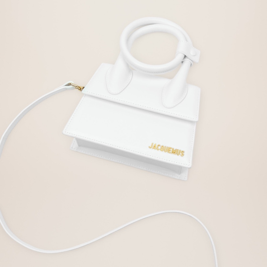JACQUEMUS BAG - Túi Jacquemus Le Chiquito Noetud (White) [Mirror Quality]