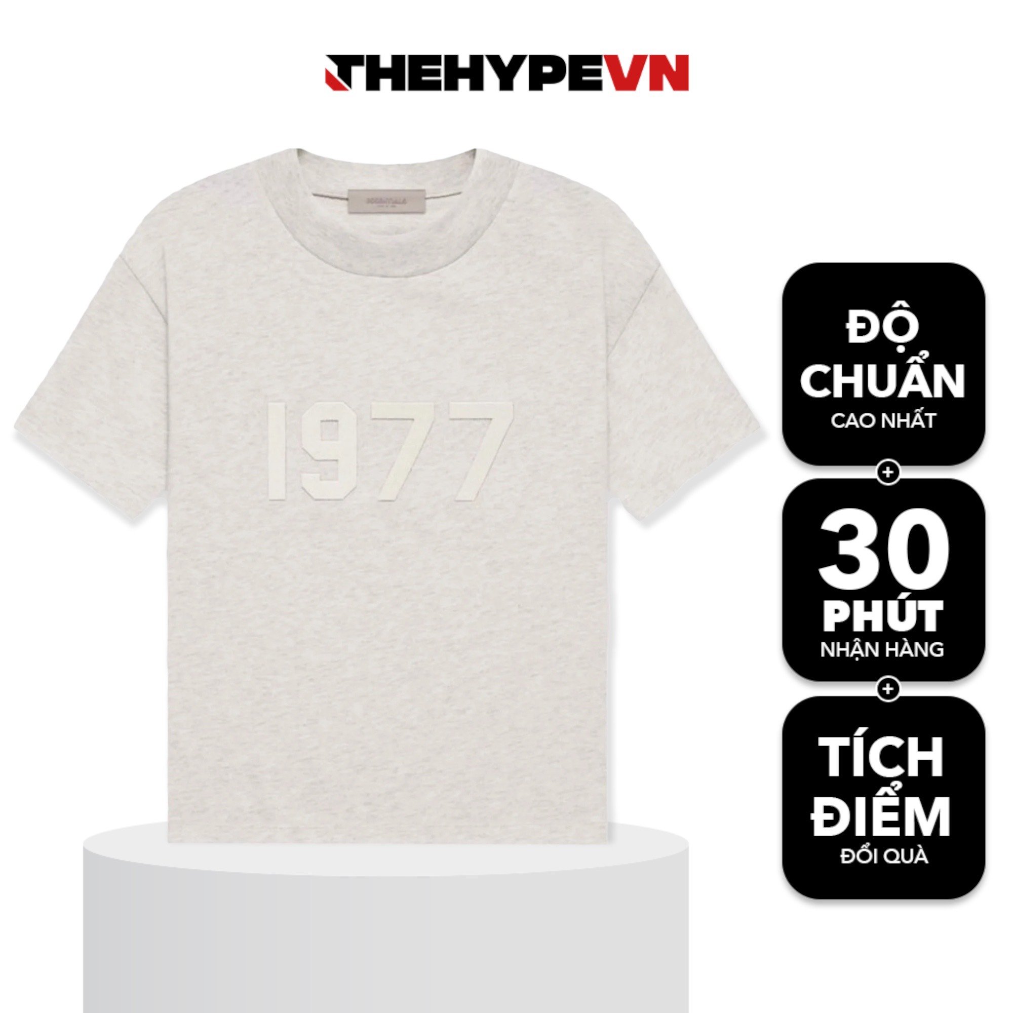 FOG TEE - Áo FOG Essentials 1977 (Oatmeal) [Mirror Quality]