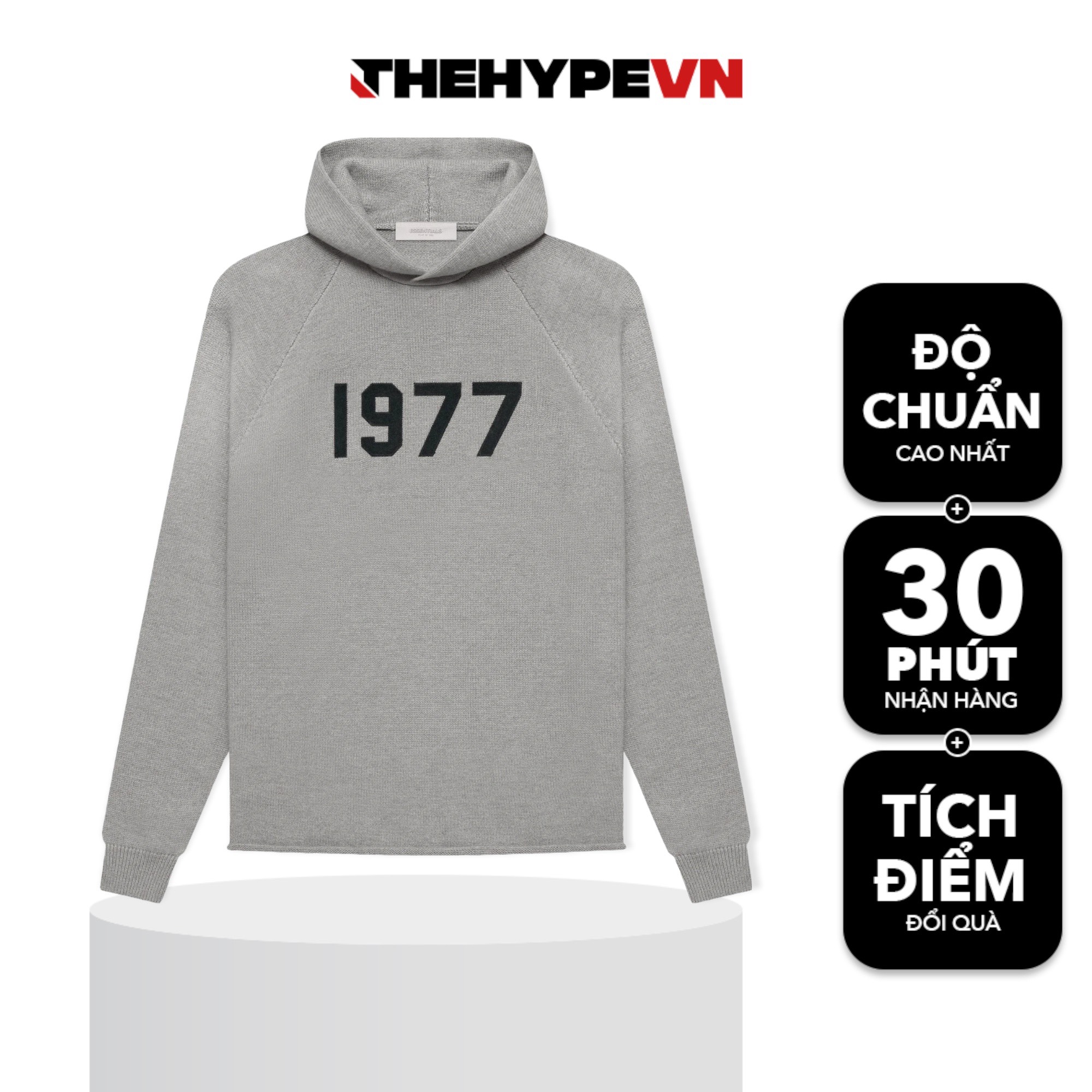 FOG HOODIE - Áo Nỉ FOG 1977 Collection Printed (Xám) [Mirror Quality]