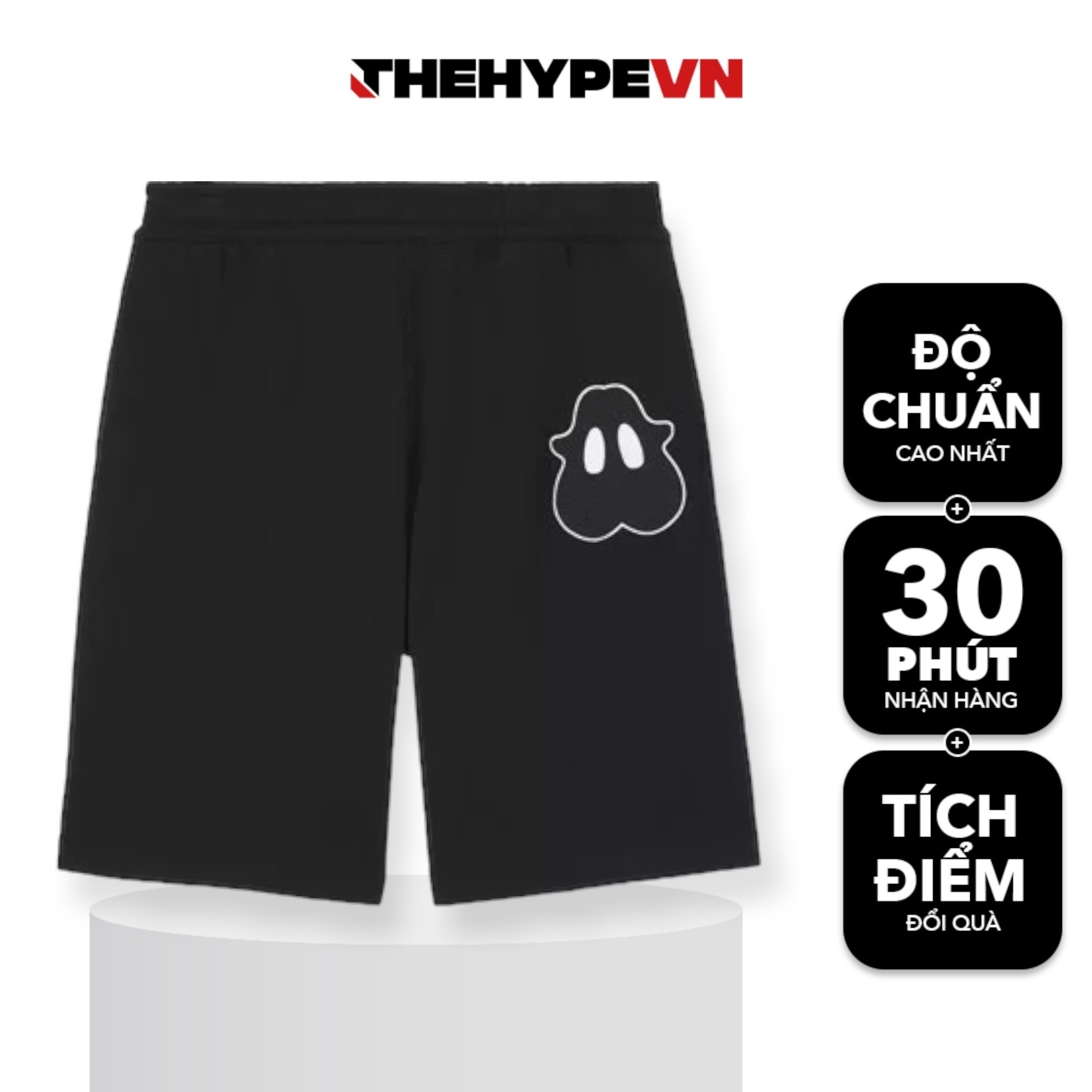 BURBERRY SHORTS - Quần Ngắn BBR Monster Graphic (Black) [Mirror Quality]