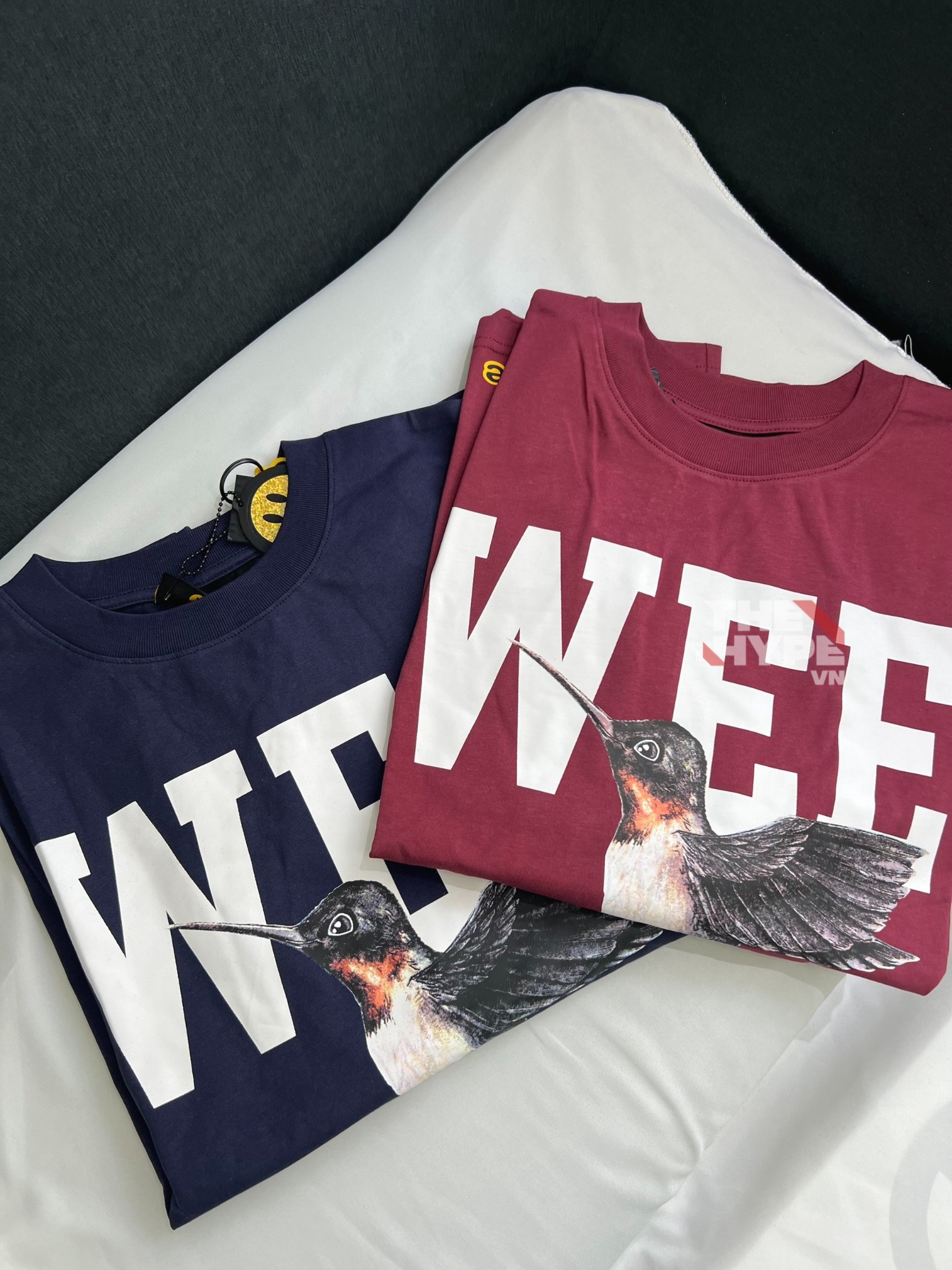 DREW TEE - Áo Thun Drew Sweet Boxy (NAVY) [Mirror Quality]