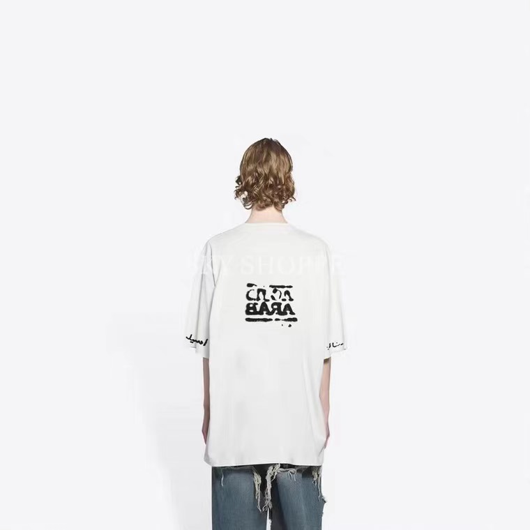 BALENCIAGA TEE - Áo BLCG Acid Arab (Cream) [Mirror Quality]