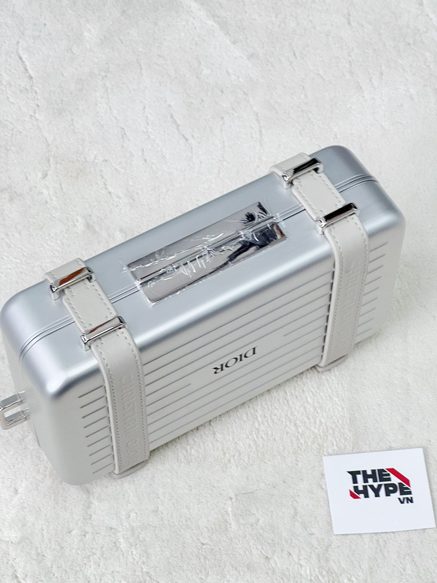 Túi Dior Rimowa Clutch Aluminum Calfskin (Gray) [Mirror Quality]