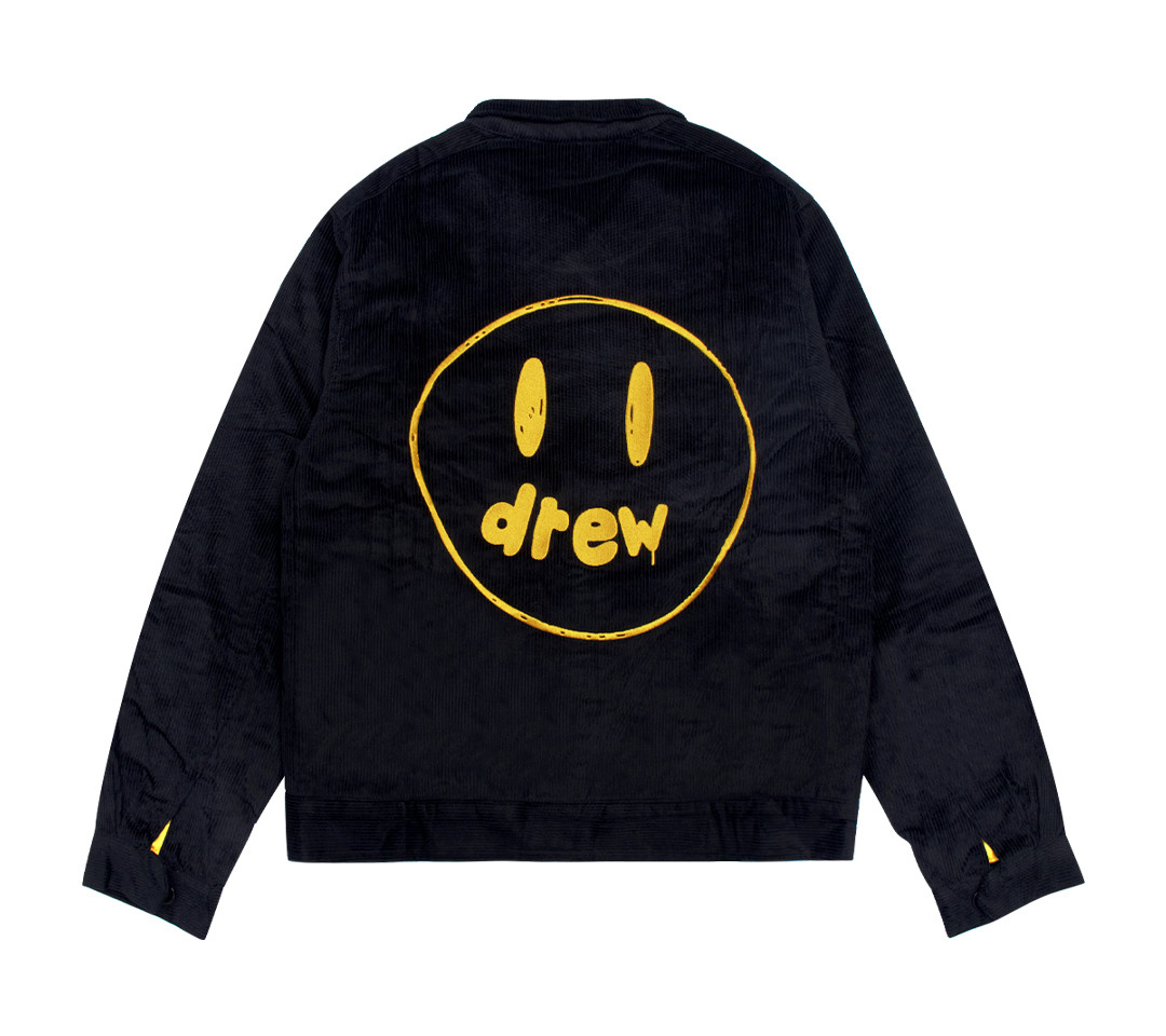 DREW JACKET - Áo Jacket Drew House Mascot Painted Gas (Black) [Mirror Quality]