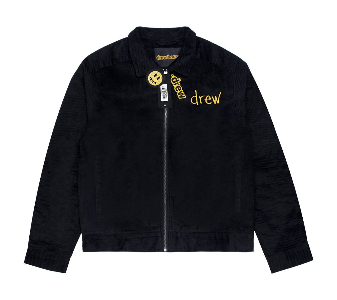 DREW JACKET - Áo Jacket Drew House Mascot Painted Gas (Black) [Mirror Quality]