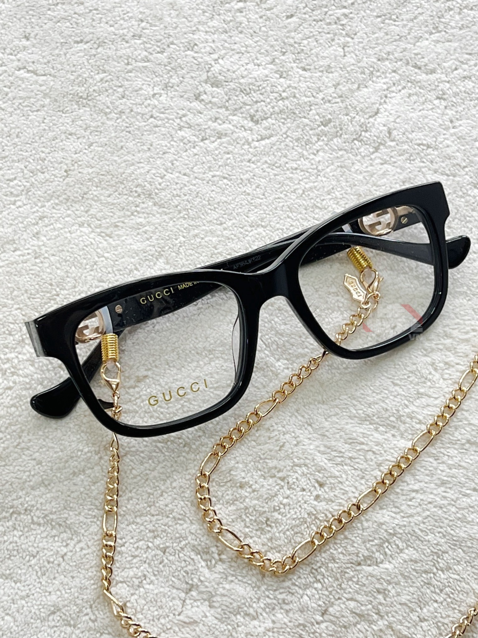GUCCI GLASSES - Kính Gucci GG1025O 003 with Detachable Chain (Black) [Mirror Quality]
