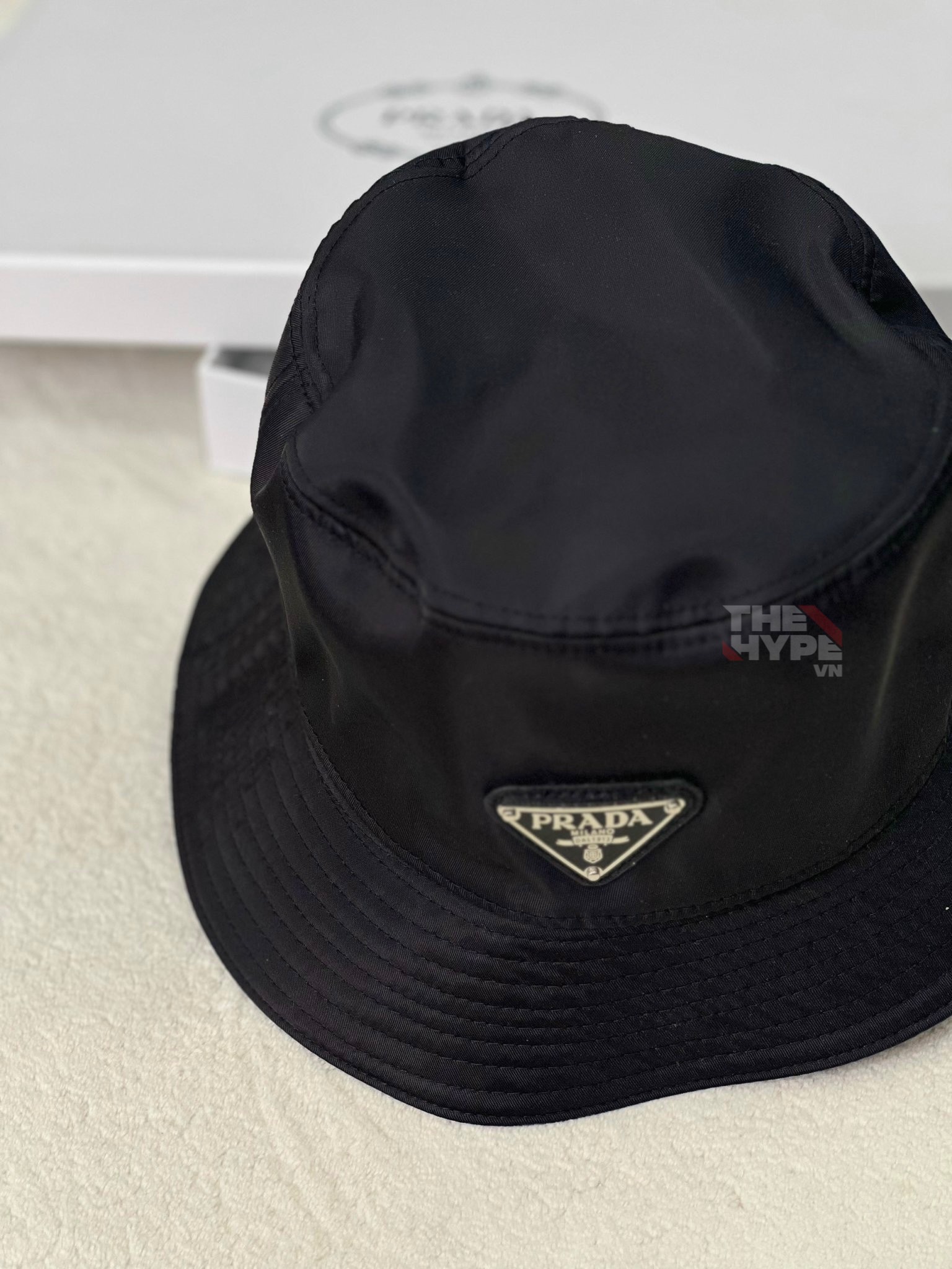 PRADA BUCKET HAT- Nón Re-Nylon Bucket Hat [Mirror Quality]