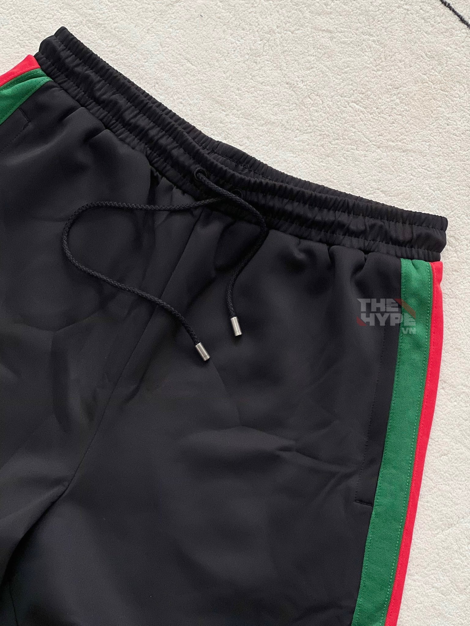 GUCCI SHORTS - Quần Shorts GG Jersey Technique (Black) [Mirror Quality]