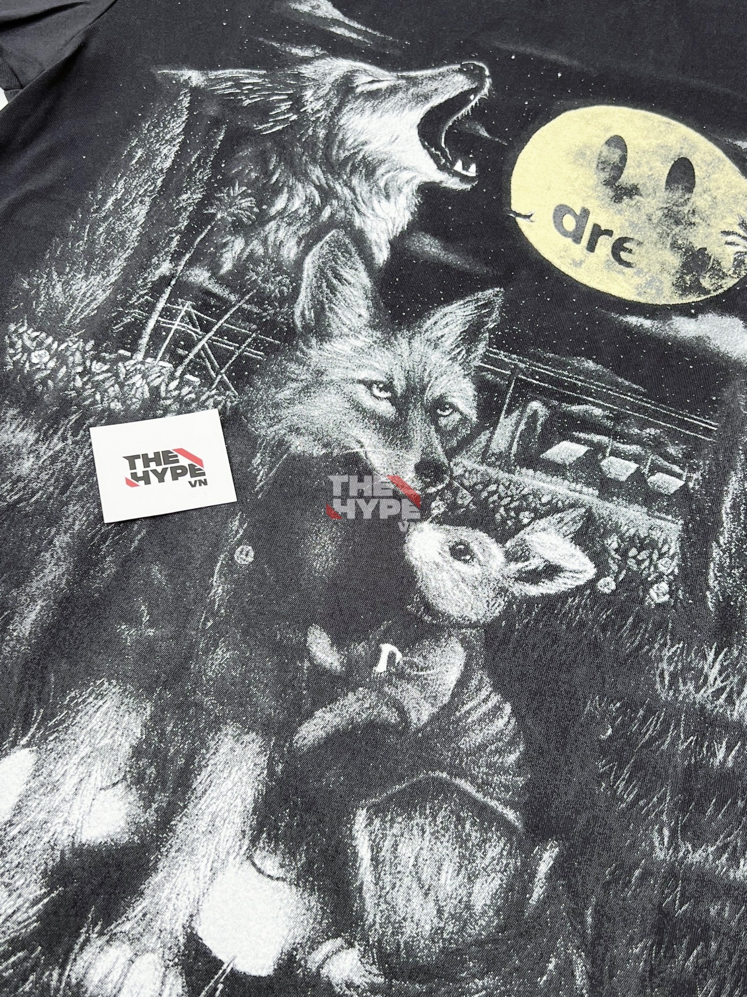 DREW TEE - Áo Thun Drew Full Moon SS23 (Đen) [Mirror Quality]