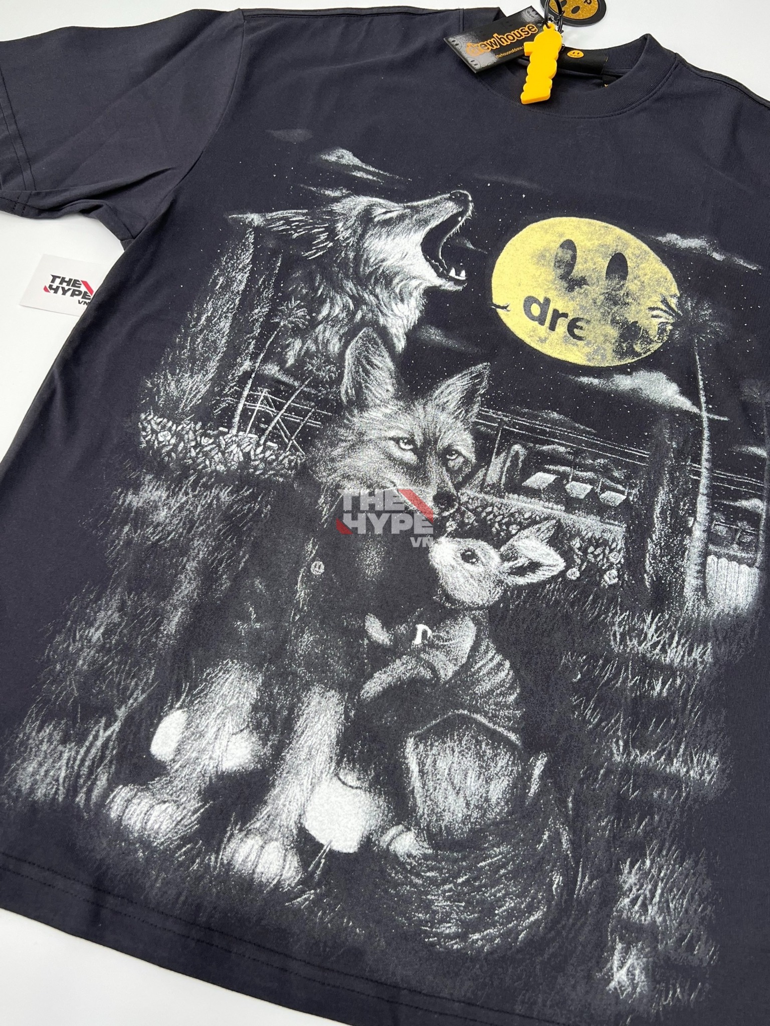 DREW TEE - Áo Thun Drew Full Moon SS23 (Đen) [Mirror Quality]