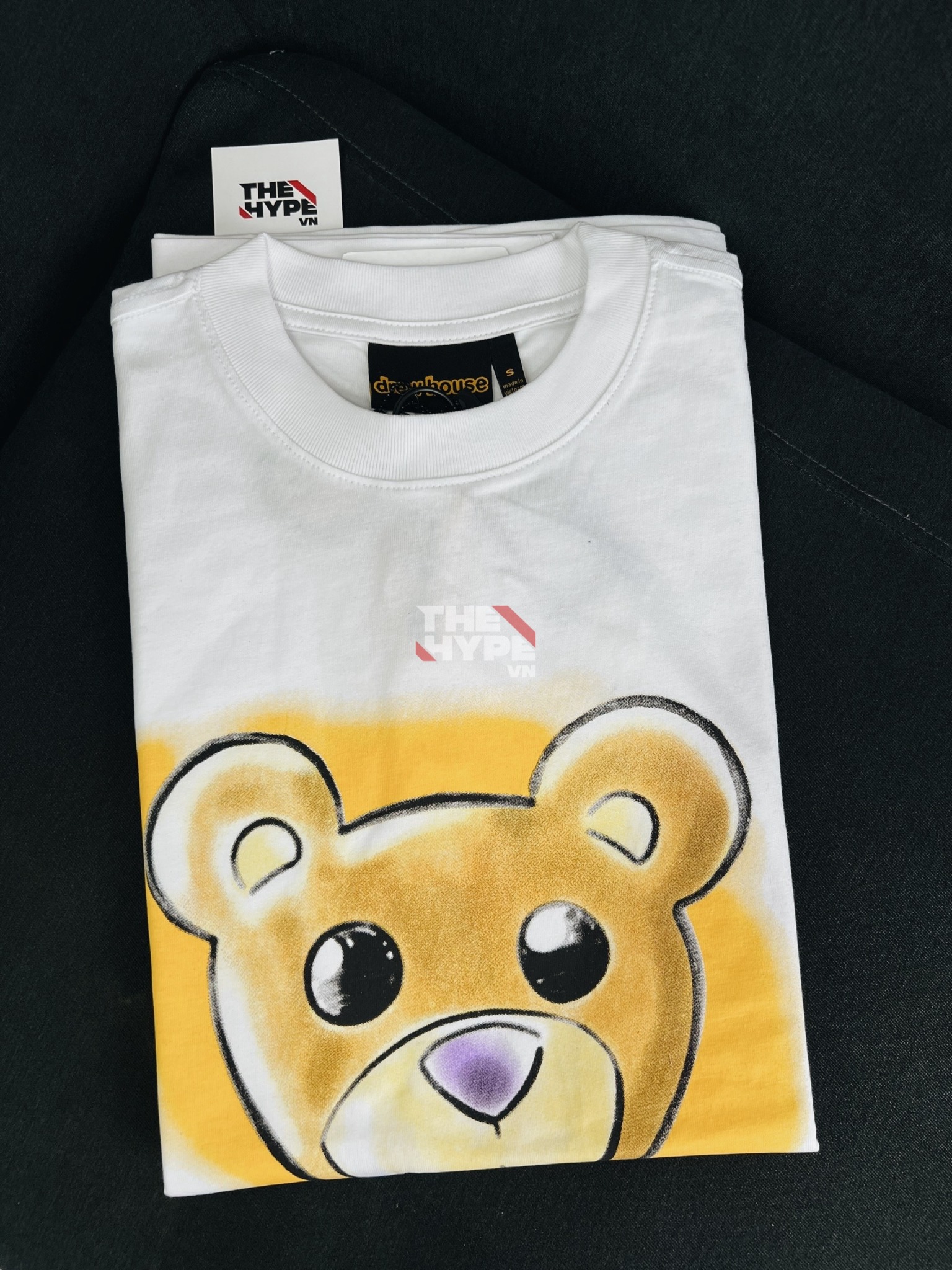 DREW TEE - Áo Thun Drew Heart Teddy SS23 (White) [Mirror Quality]