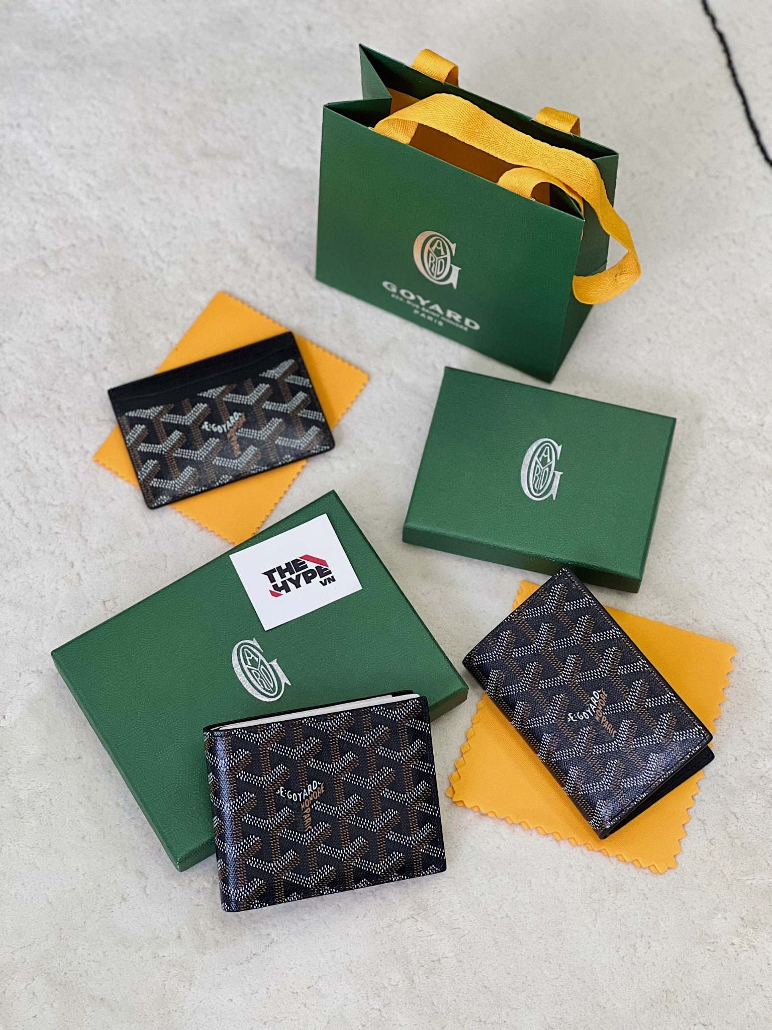 GOYARD CARD HOLDER - Saint-Marc Card Wallet (Đen) [MIRROR QUALITY]