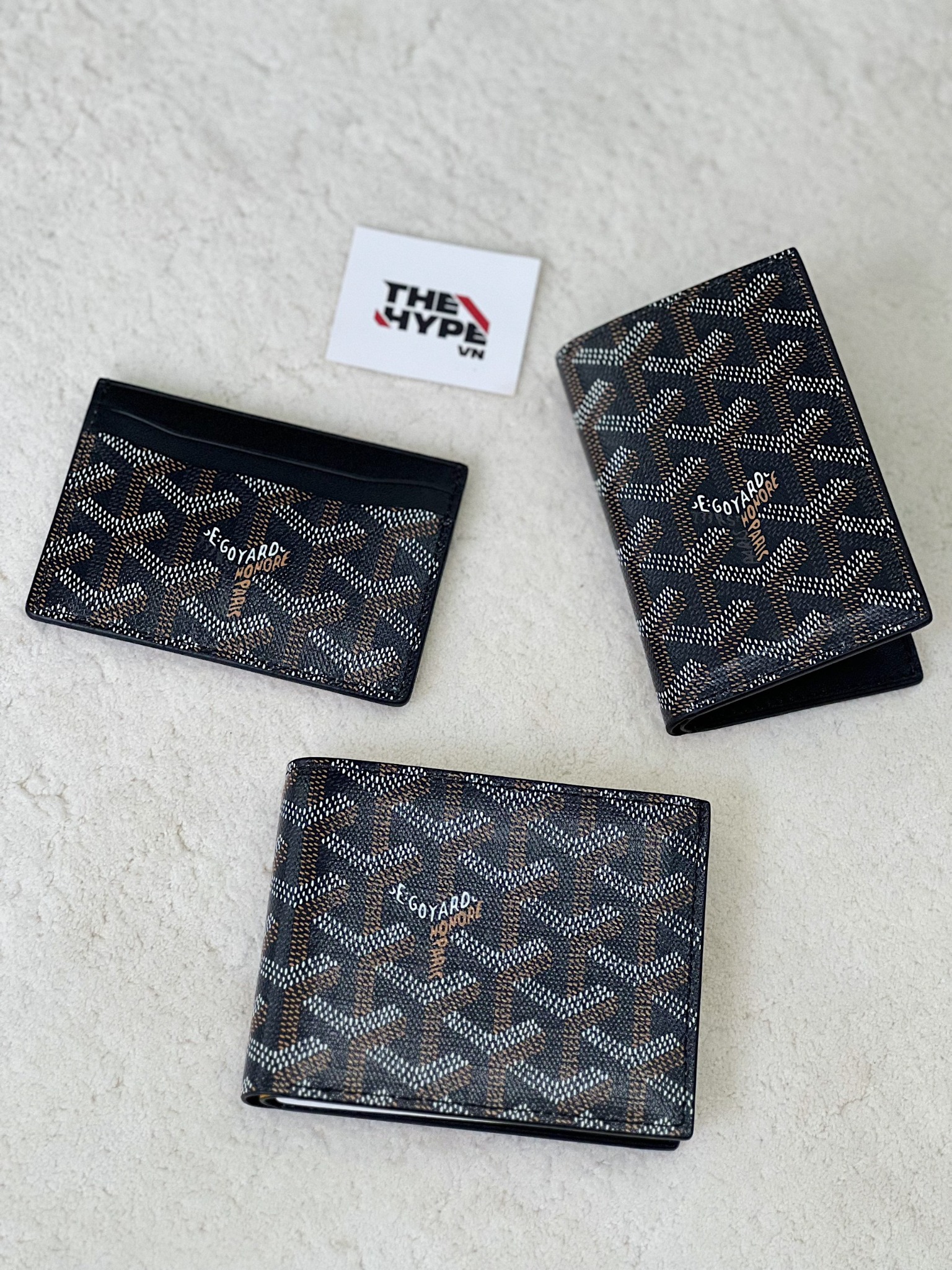 GOYARD CARD HOLDER - Saint-Marc Card Wallet (Đen) [MIRROR QUALITY]