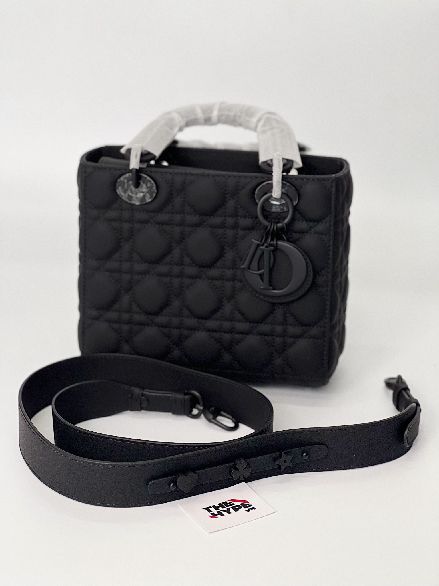 DIOR BAG - Túi Dior Lady ABCDior Ultramatte (Black) [Mirror Quality]