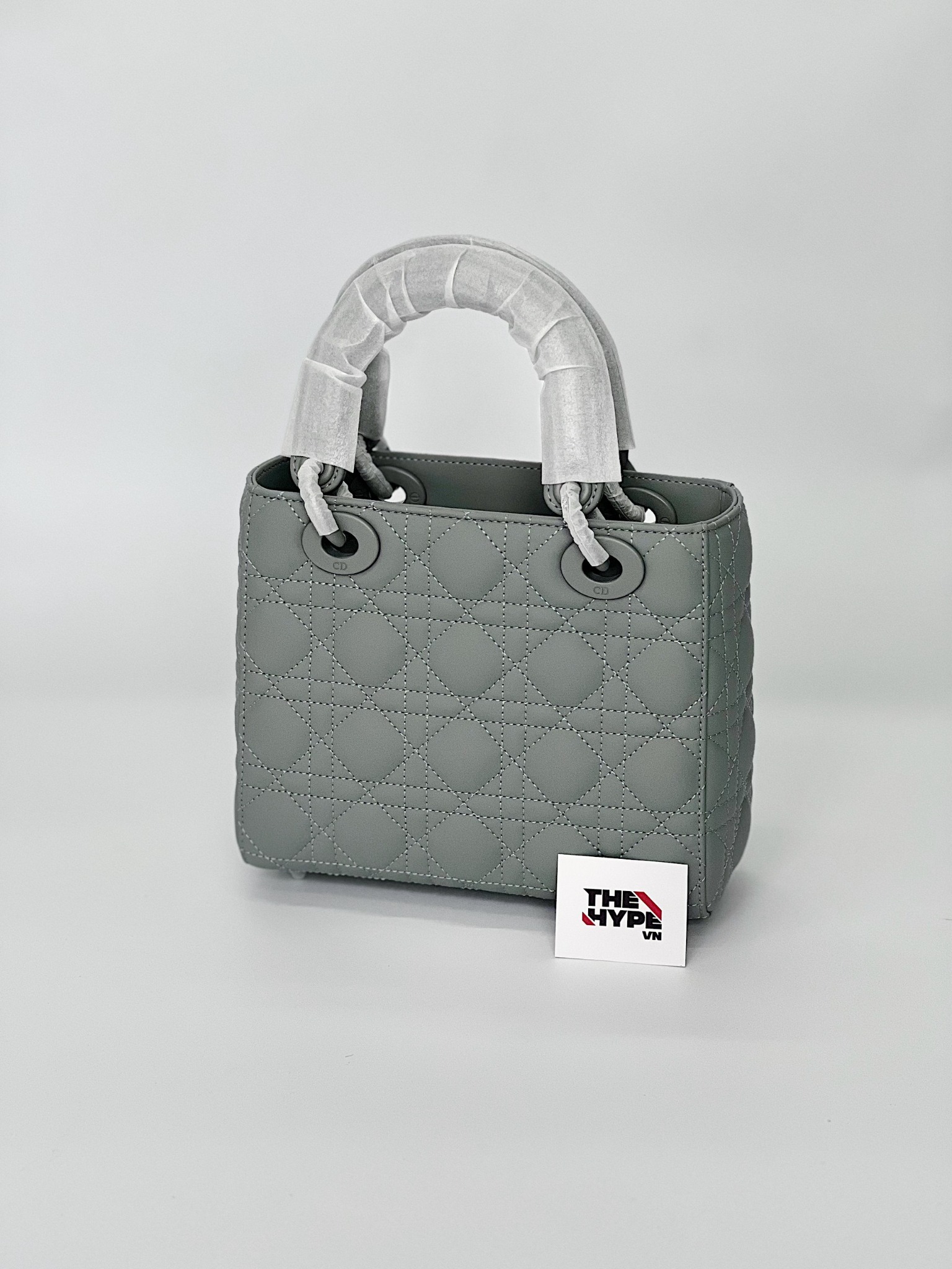 DIOR BAG - Túi Dior Lady ABCDior Ultramatte (Grey) [Mirror Quality]