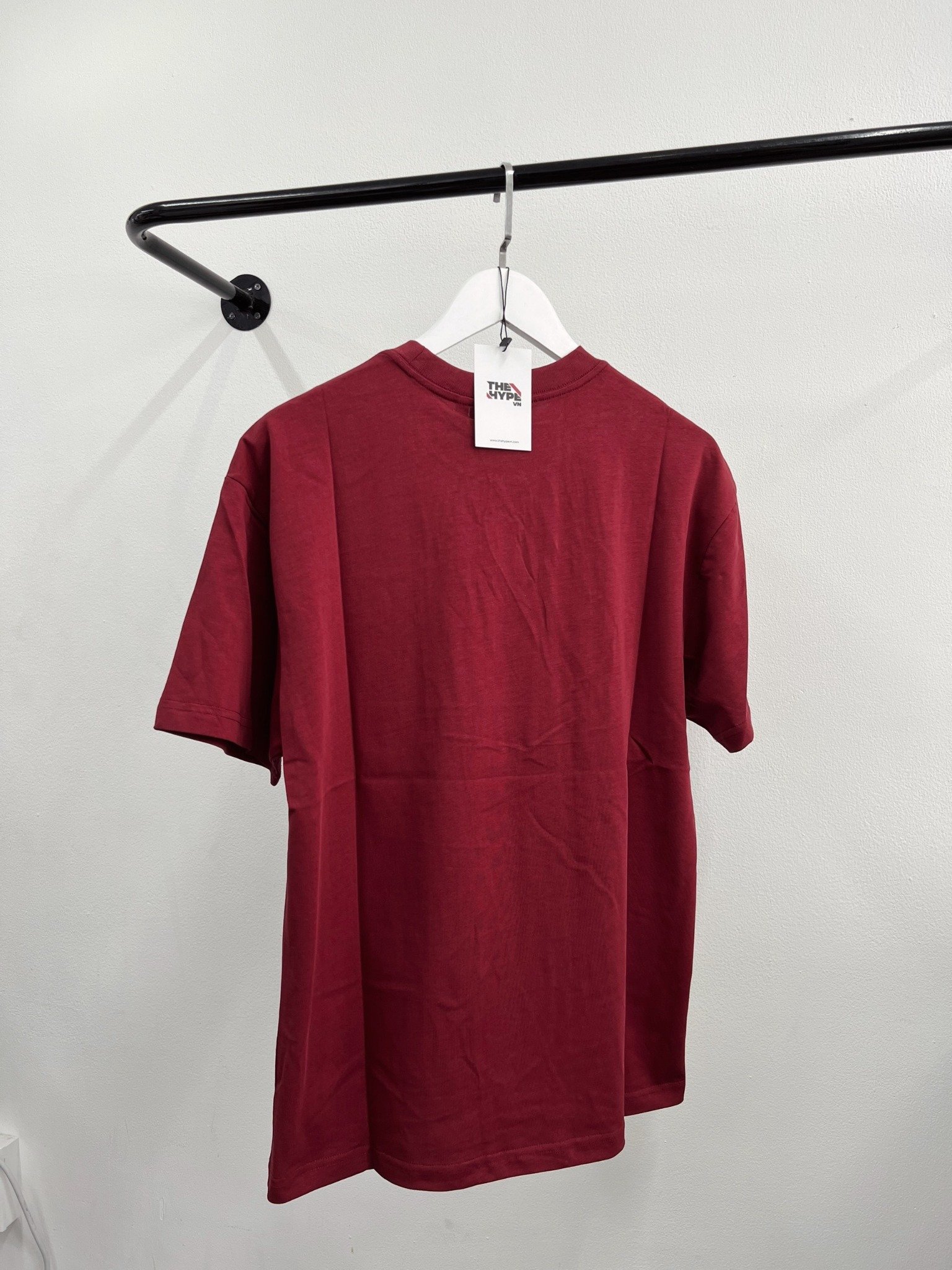 DREW TEE - Áo Thun Drew Logo Lit (Burgundy) [Mirror Quality]