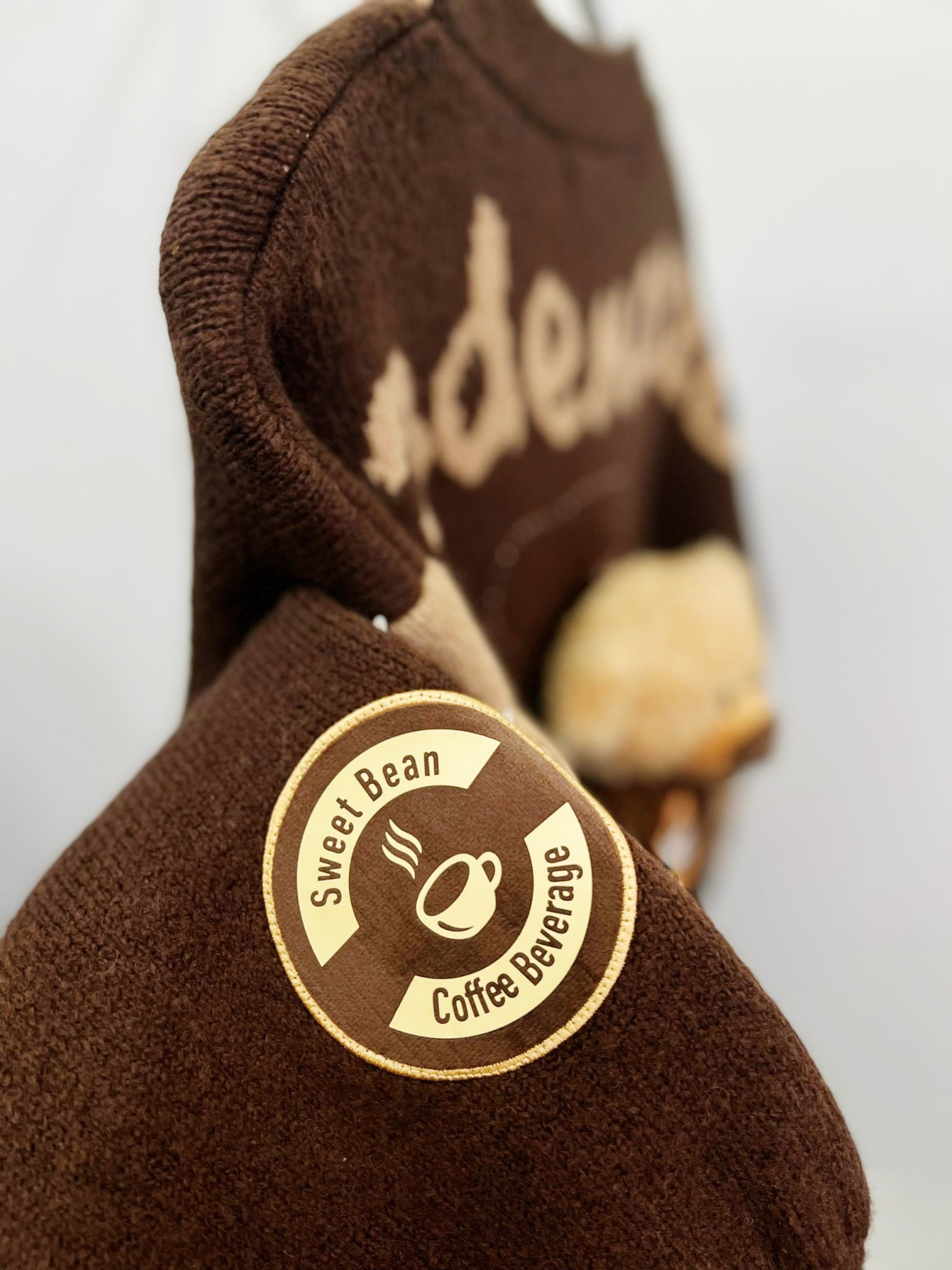 Áo Cardigan 13De Marzo x Pop Mart Brown Canned Cream (Brown) Best Quality