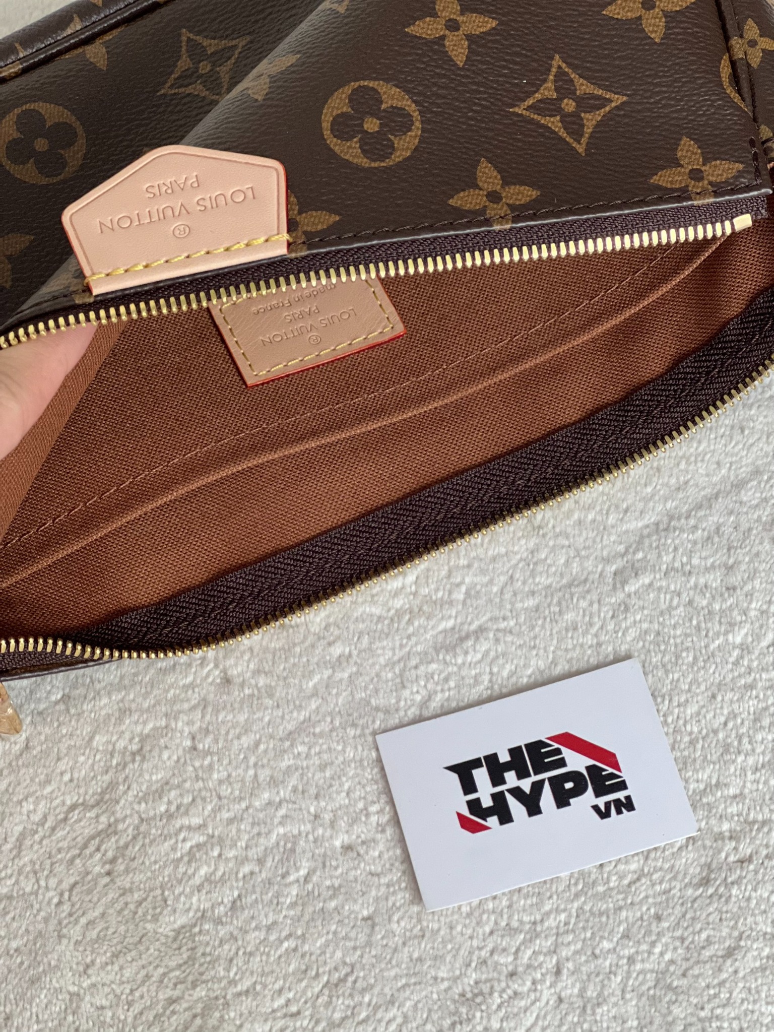 LOUIS VUITTON BAG - Túi LV Multi Pochette Accessories (Pink Strap) [Mirror Quality]