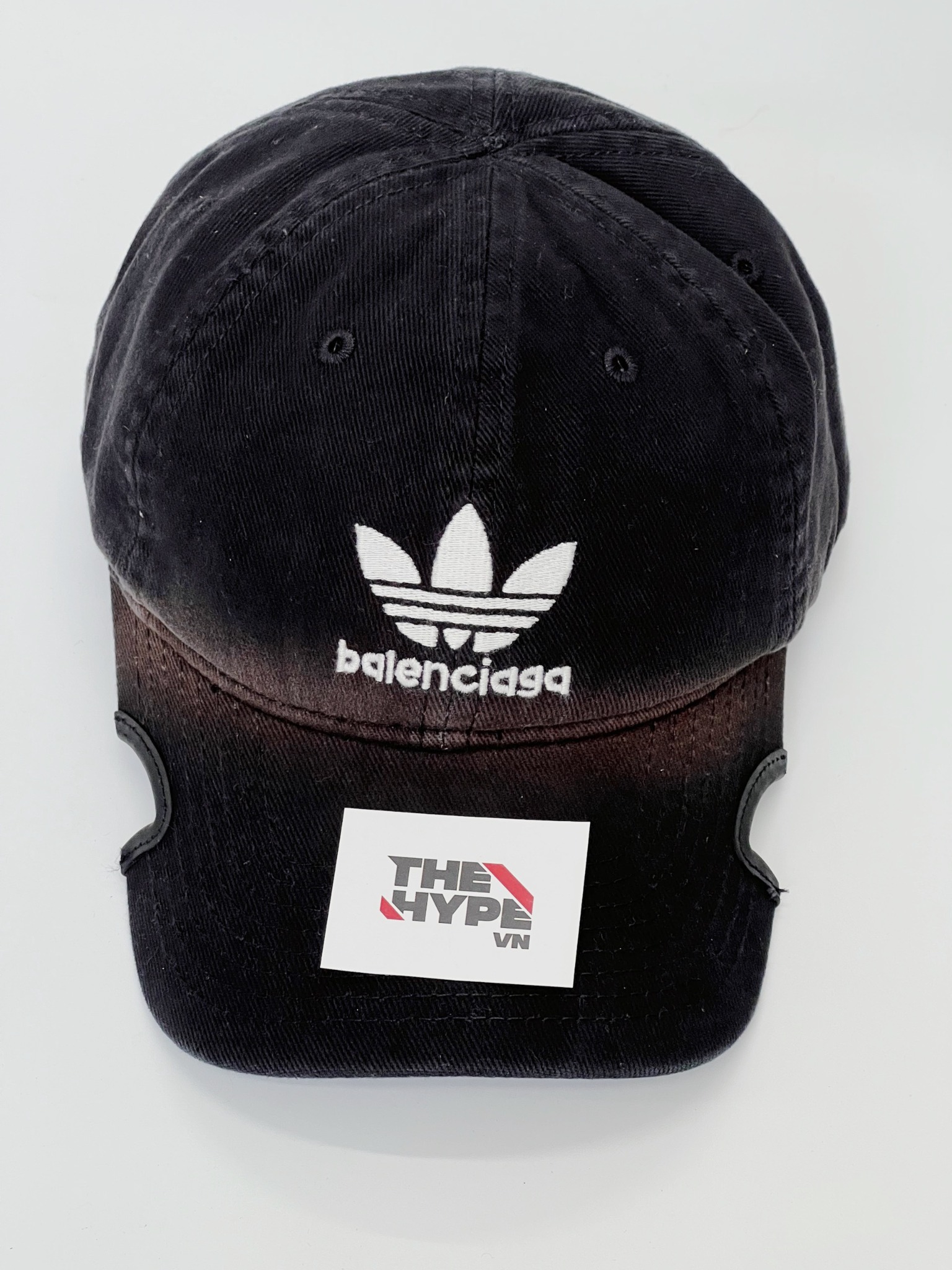 BALENCIAGA CAP- Mũ Lưỡi Trai BLCG x Adidas Logo Trefoil (Black) [MIRROR QUALITY]