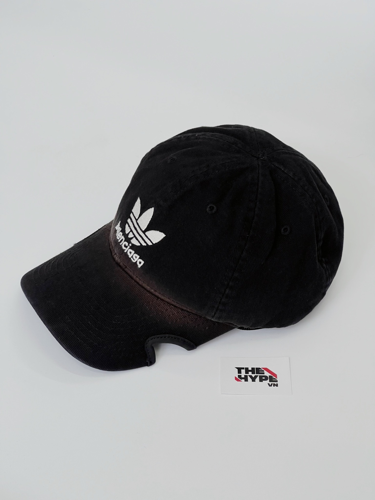 BALENCIAGA CAP- Mũ Lưỡi Trai BLCG x Adidas Logo Trefoil (Black) [MIRROR QUALITY]