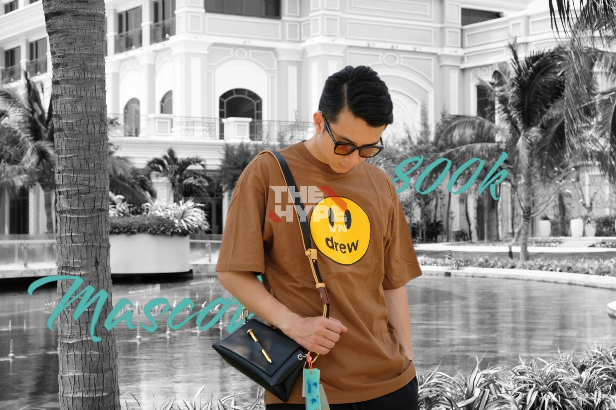 Áo Thun Drew House Mascot (Brown) [Mirror Quality]
