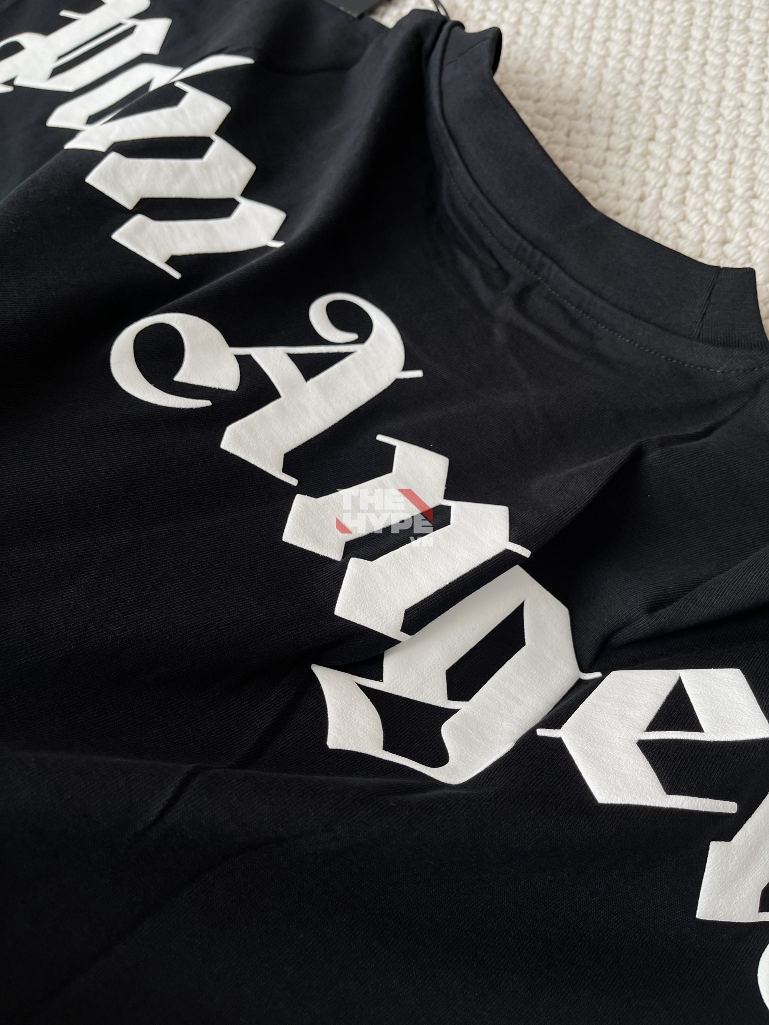 PALM ANGELS TEE - Áo thun PA Logo (Black) [Mirror Quality]