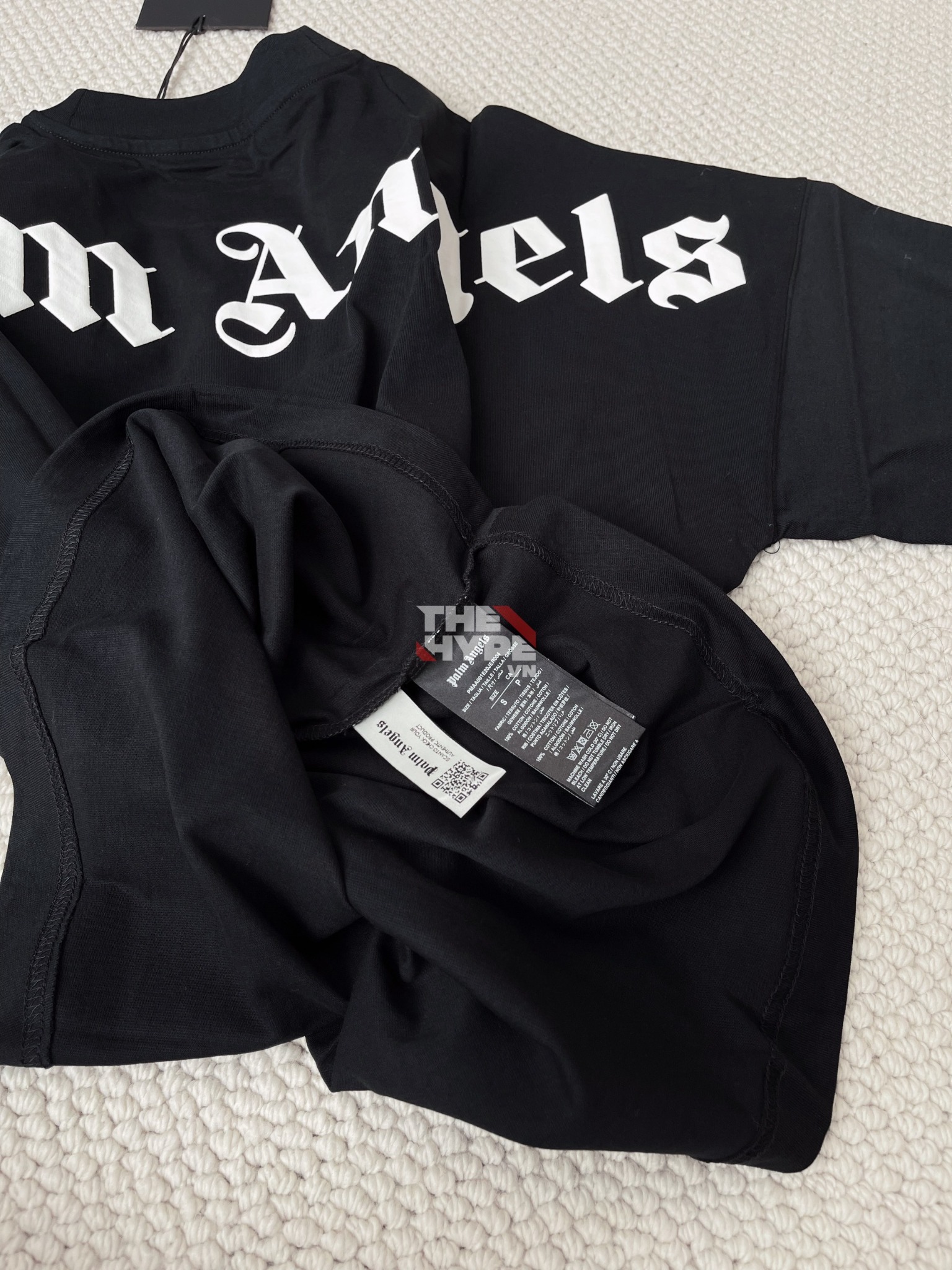 PALM ANGELS TEE - Áo thun PA Logo (Black) [Mirror Quality]