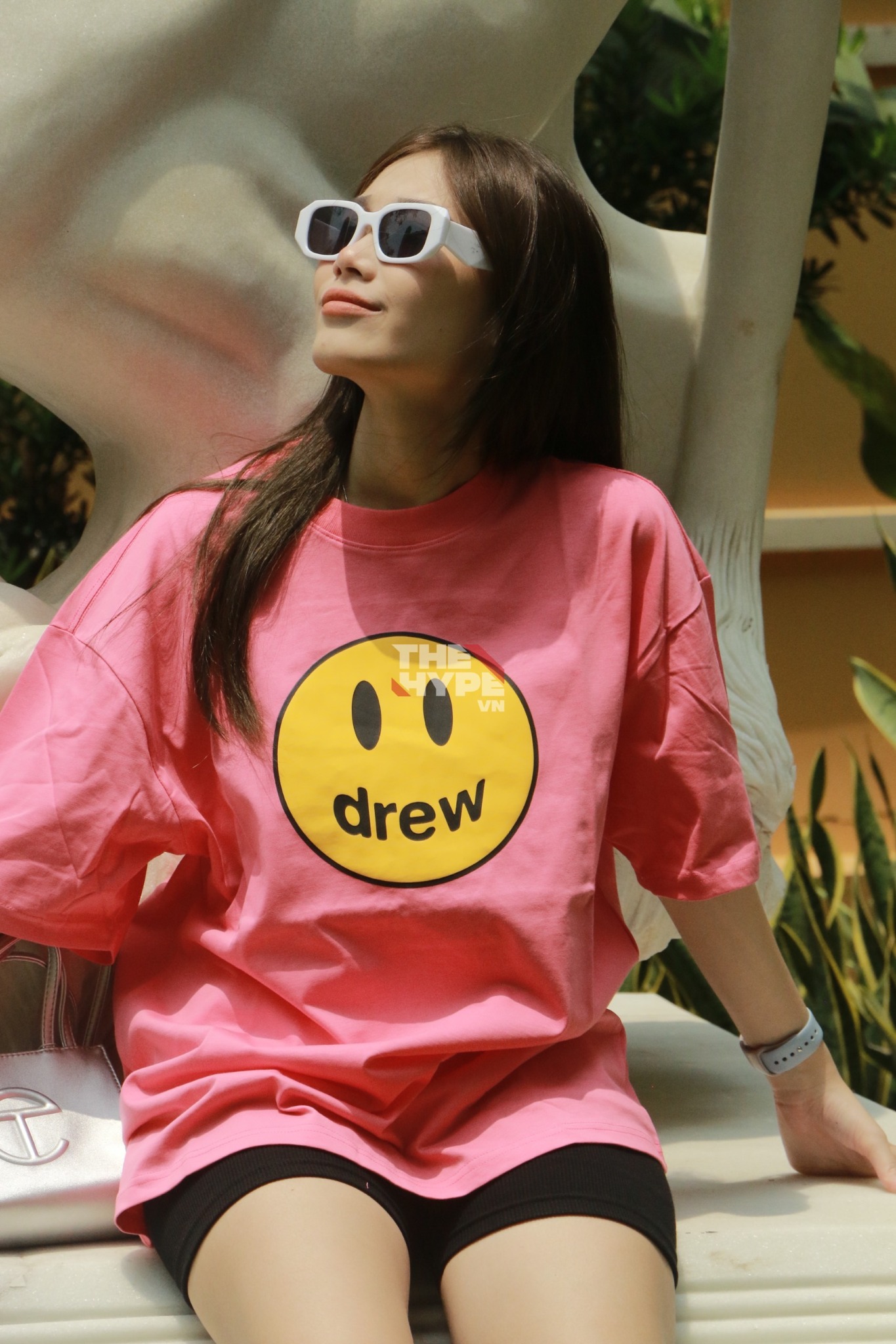 Áo Thun Drew House Mascot (Hot Pink) [Mirror Quality]