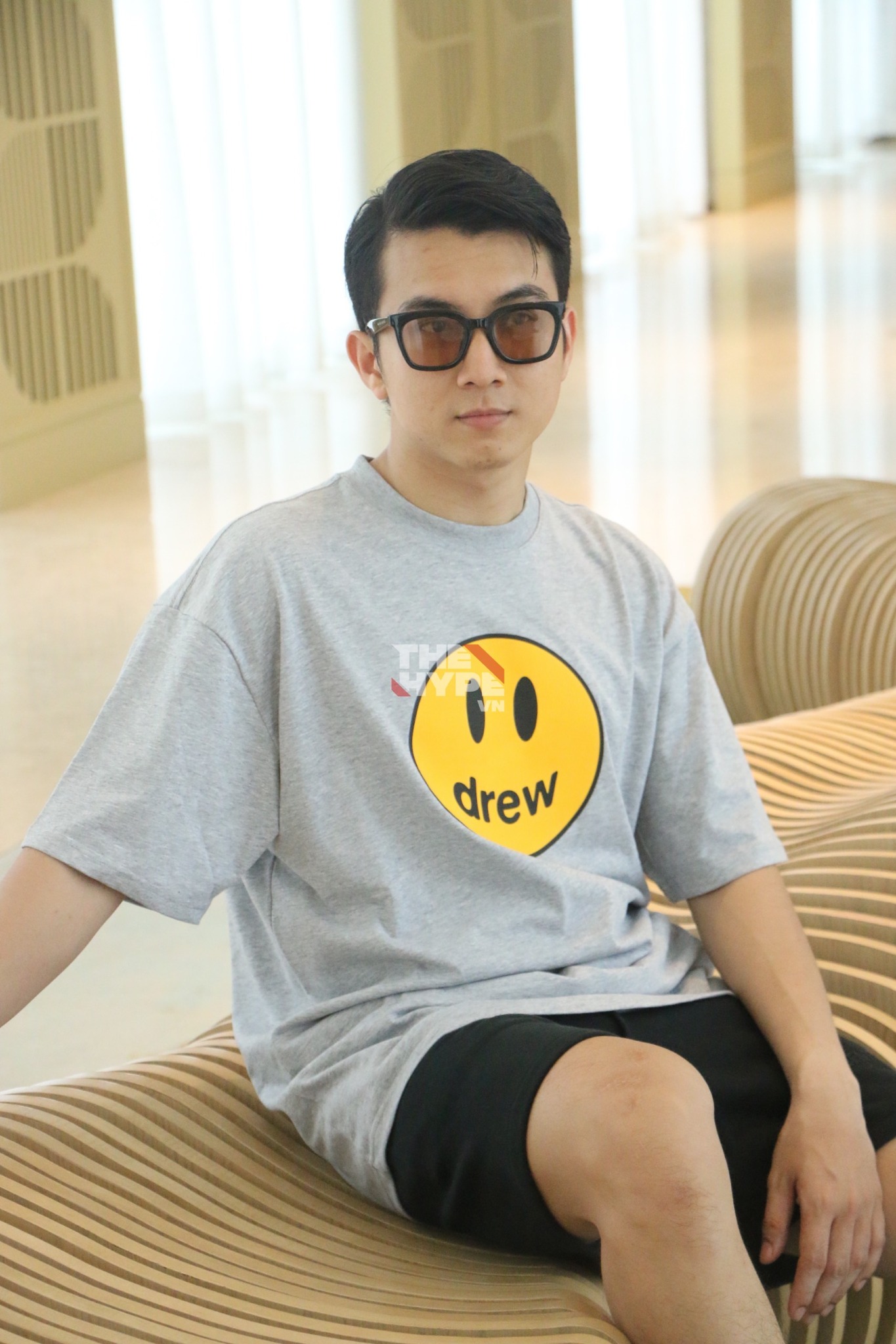 Áo Thun Drew House Mascot (Heather Grey) [Mirror Quality]