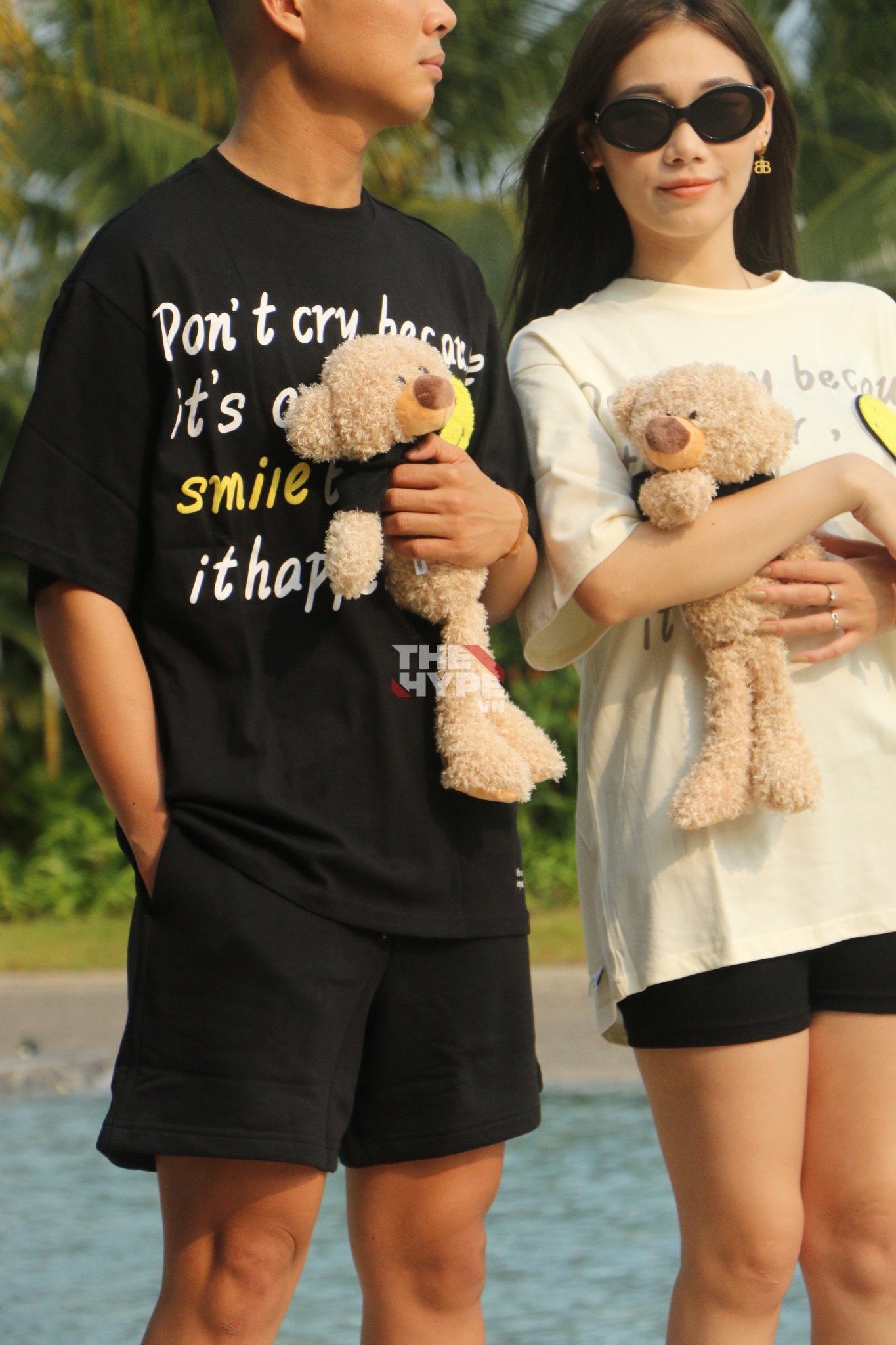 13DE MARZO TEE - Áo Thun 13De Palda Bear Velcro Patch (Cream) Best Quality