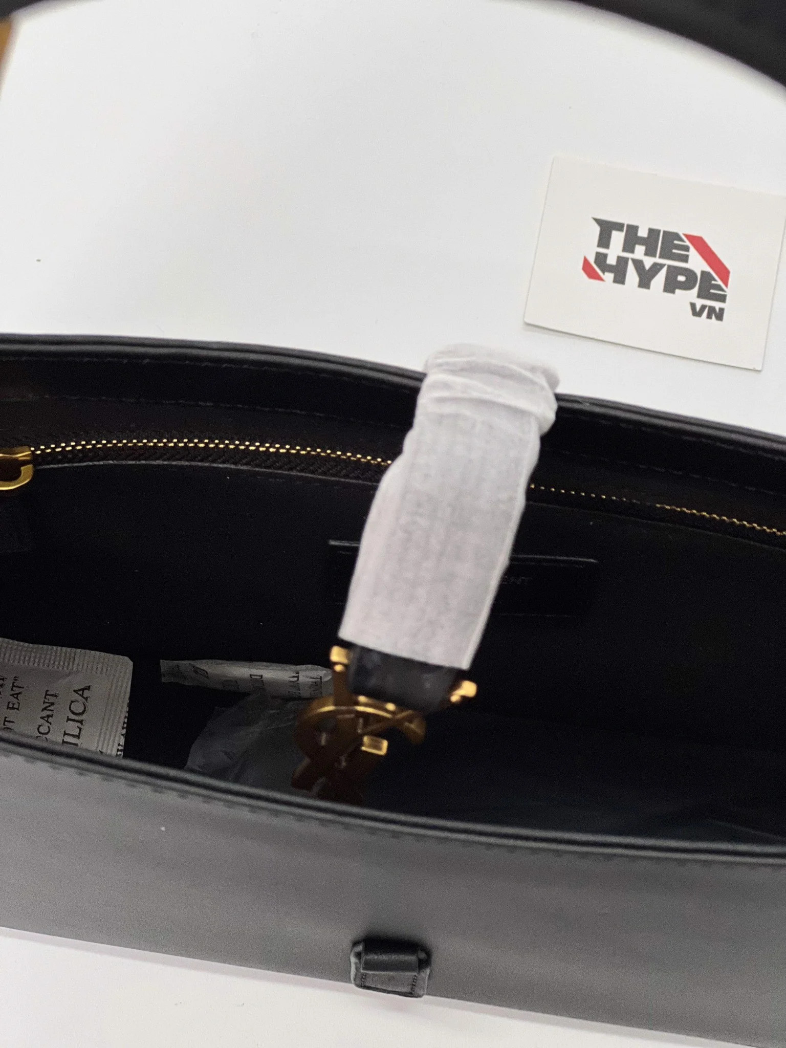 SAINT LAURENT -Túi YSL LE 7 HOBO BAG (Black) [Mirror Quality] -