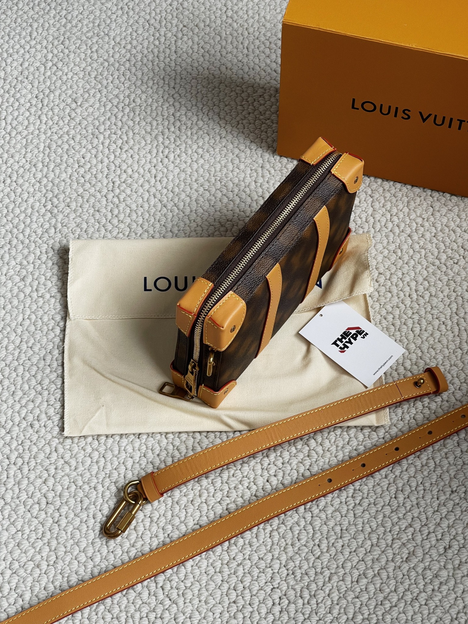 LOUIS VUITTON TRUNK - Túi LV SOFT TRUNK WALLET (Brown) [Mirror Quality]